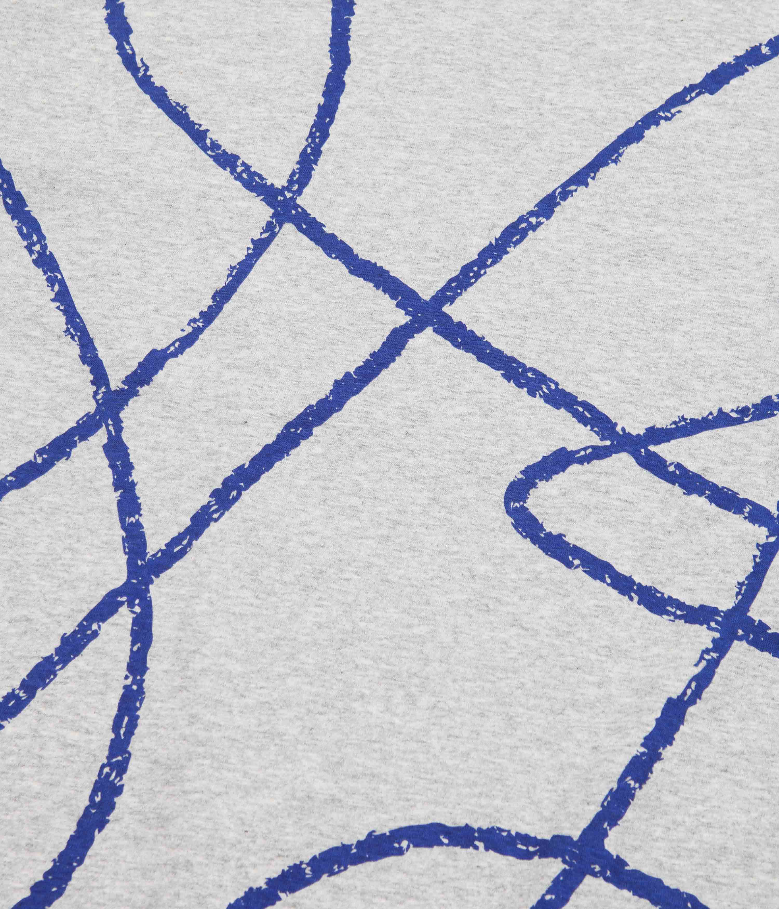 Poetic Collective Doodle Pattern T-Shirt - Heather Grey - Image 2