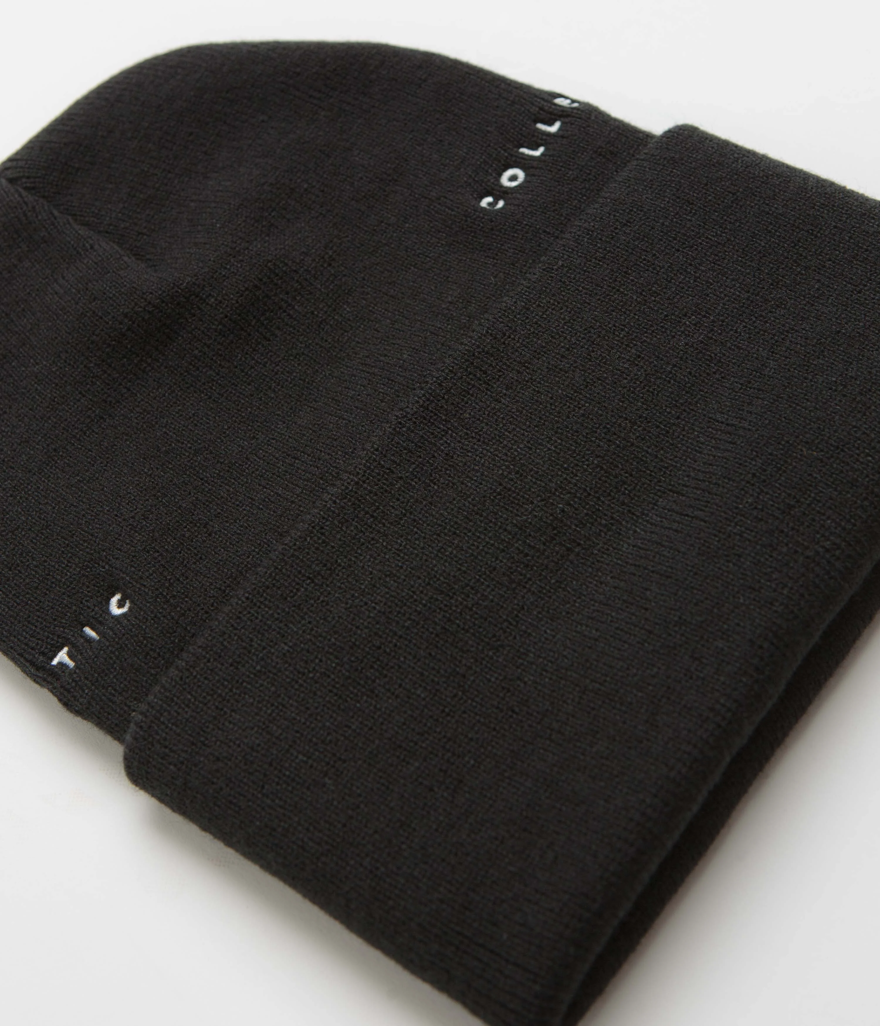 Poetic Collective Double Beanie - Black - Image 2