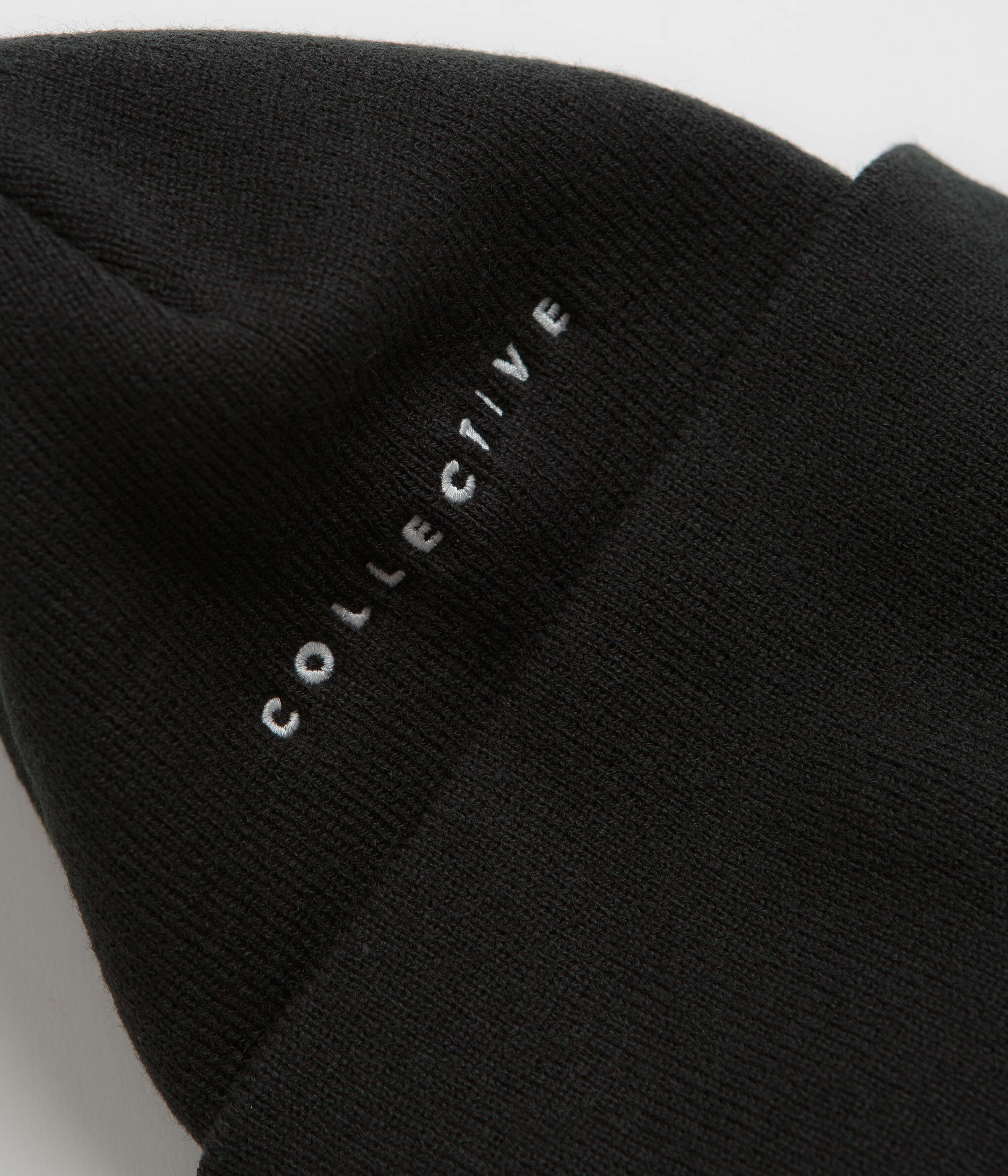 Poetic Collective Double Beanie - Black - Image 4