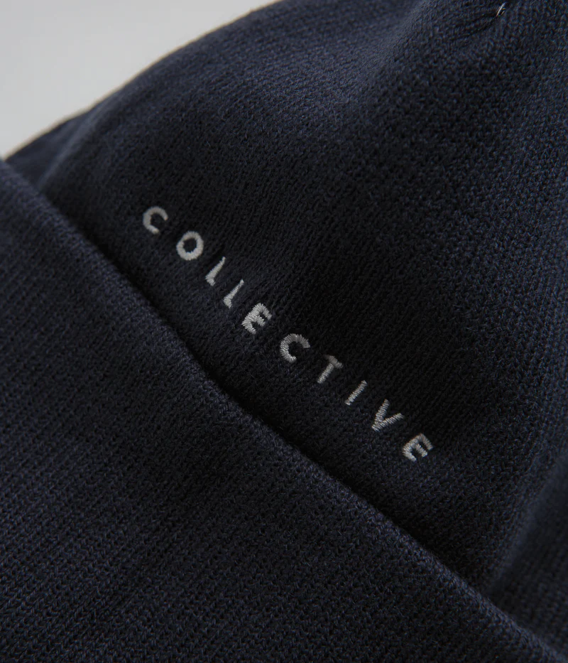 Poetic Collective Double Beanie - Navy - Image 3
