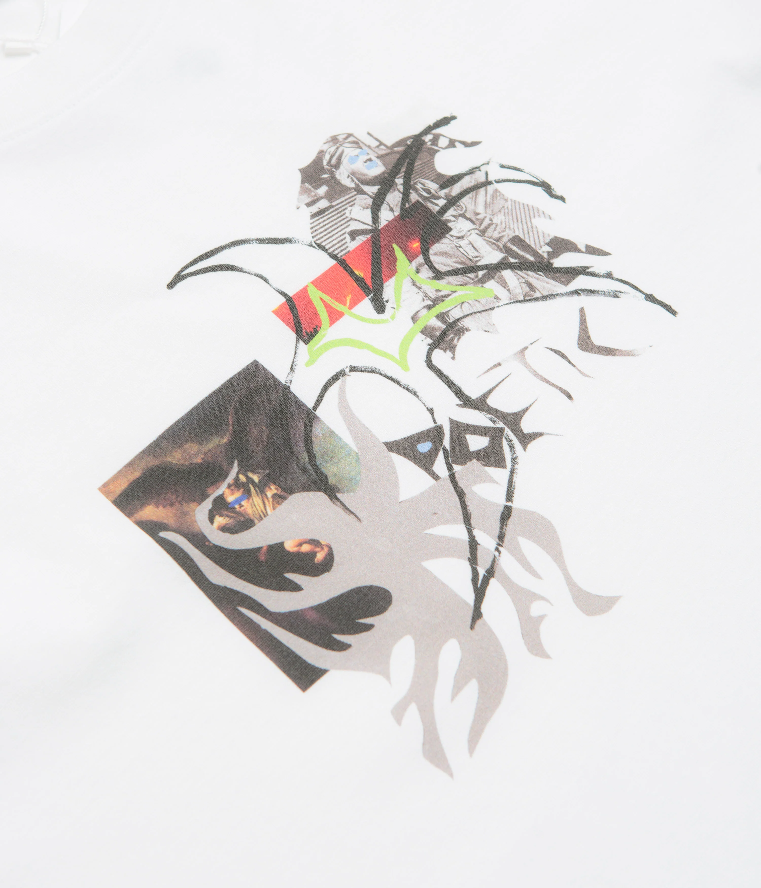 Poetic Collective Eagle Collage T-Shirt - White - Image 3