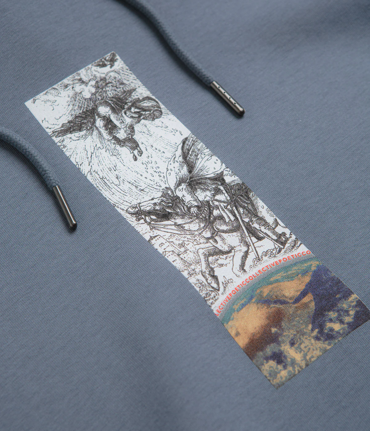 Poetic Collective Earth Hoodie - Mineral Grey - Image 3