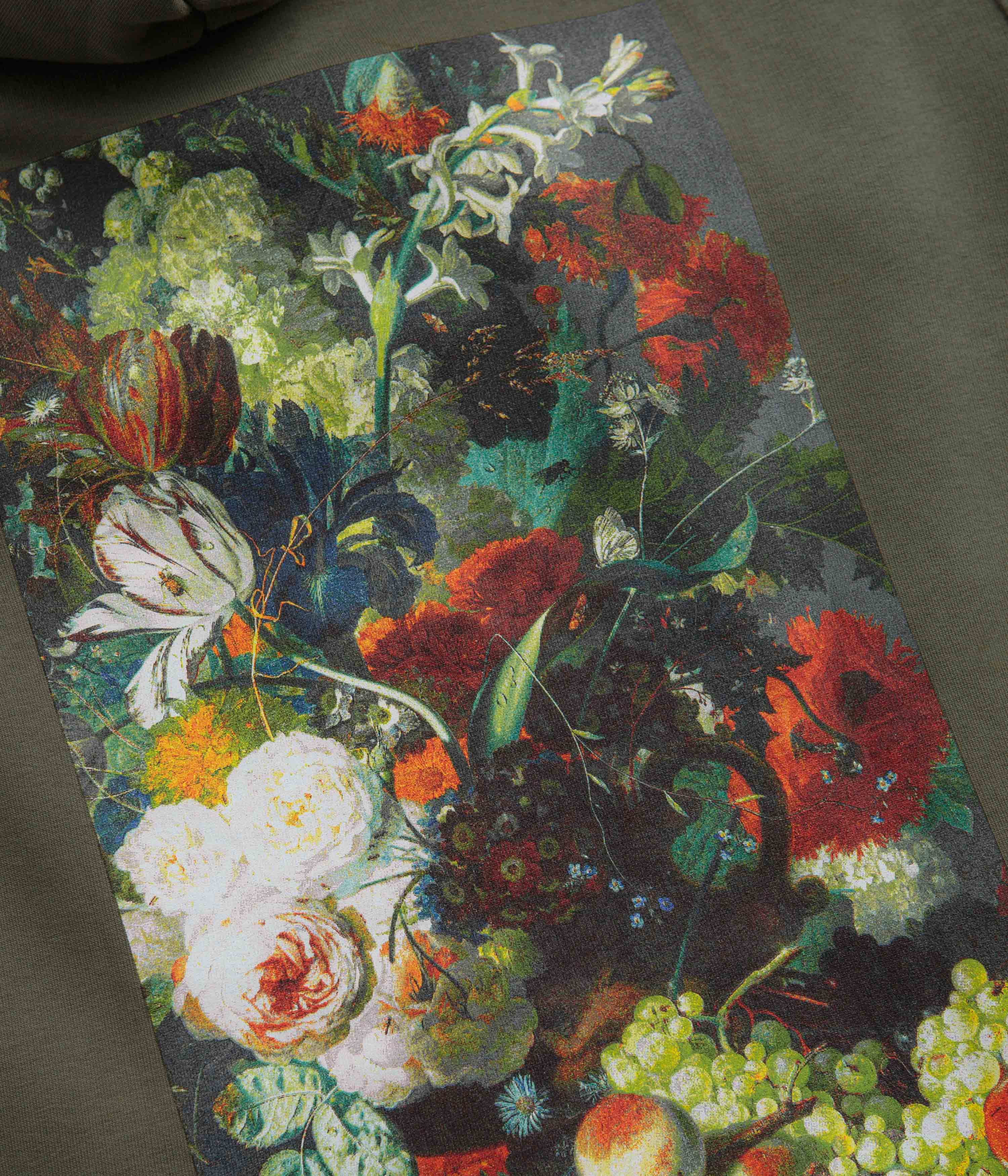 Poetic Collective Flower Hoodie - Khaki - Image 5