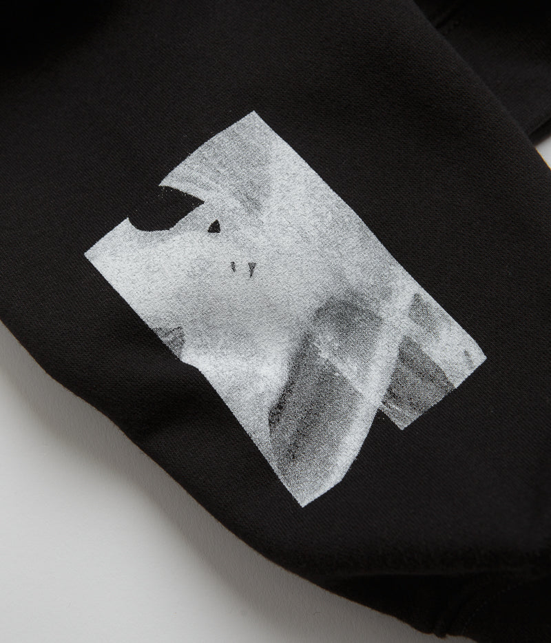 Poetic Collective Fluid Heavy Polo Crewneck Sweatshirt - Black - Image 6