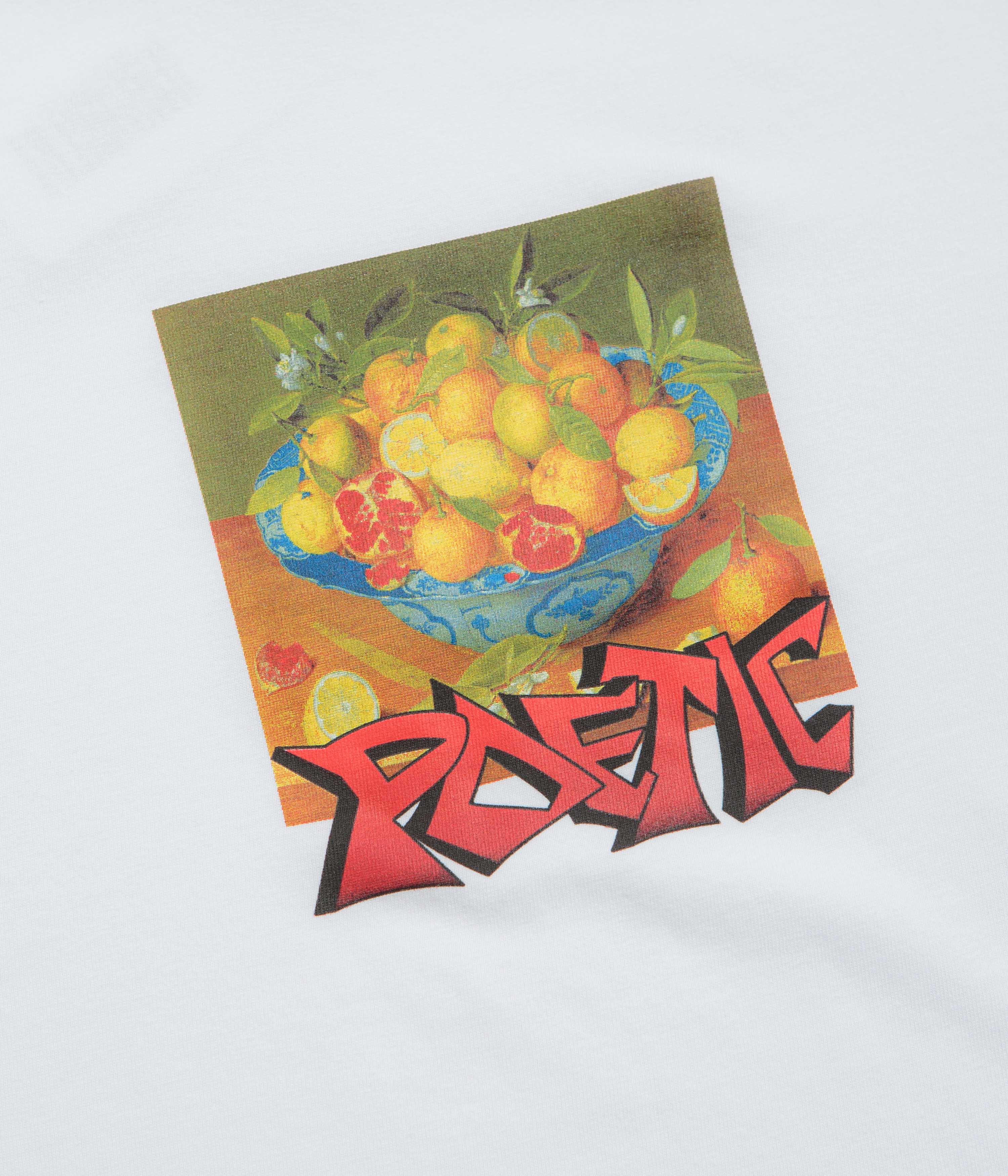 Poetic Collective Graff Fruit T-Shirt - White - Image 3