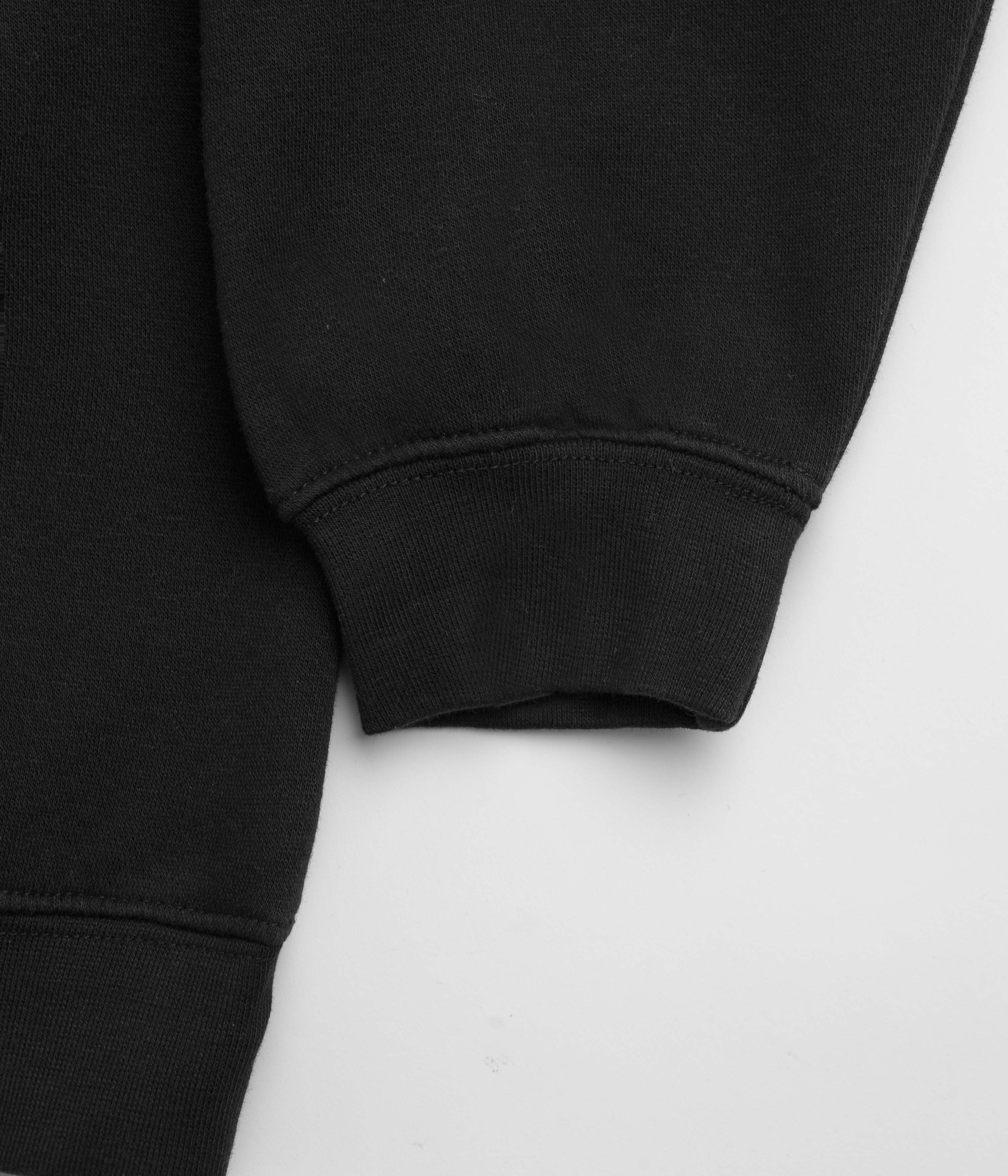 Poetic Collective Heavy Polo Sweatshirt - Black - Image 4