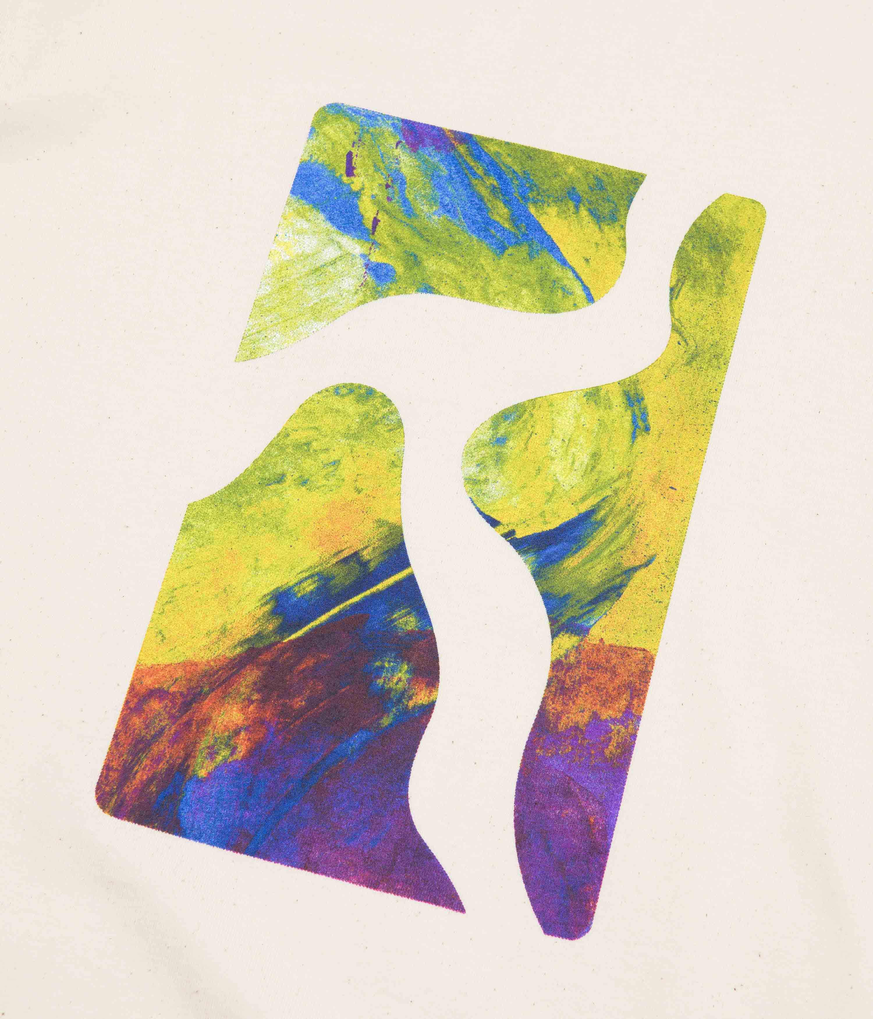 Poetic Collective Logo Cut Out T-Shirt - Off White - Image 2