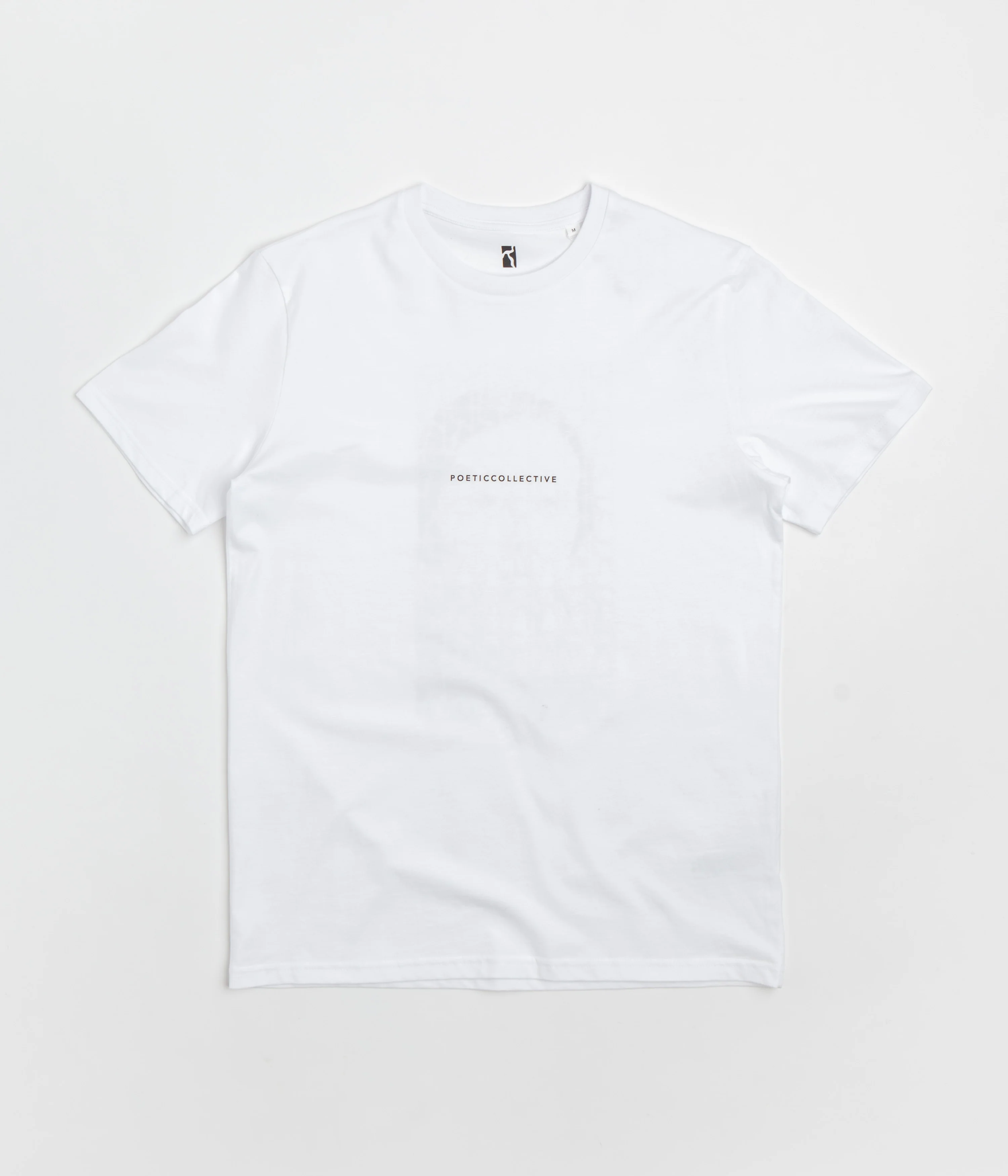 Poetic Collective Logo Repeat Painting T-Shirt - White - Image 2