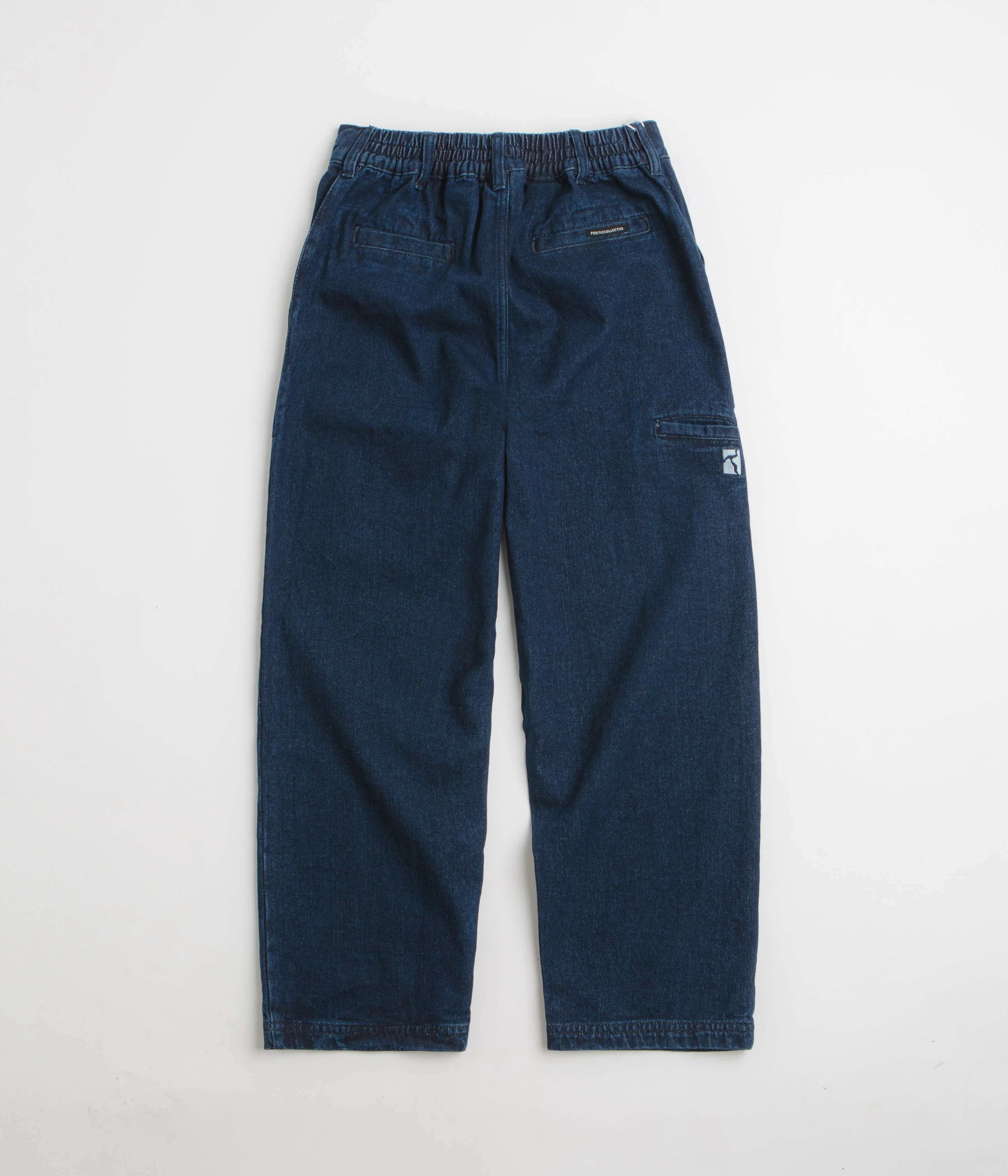 Poetic Collective Painter Pants - Classic Denim / Black - Image 3