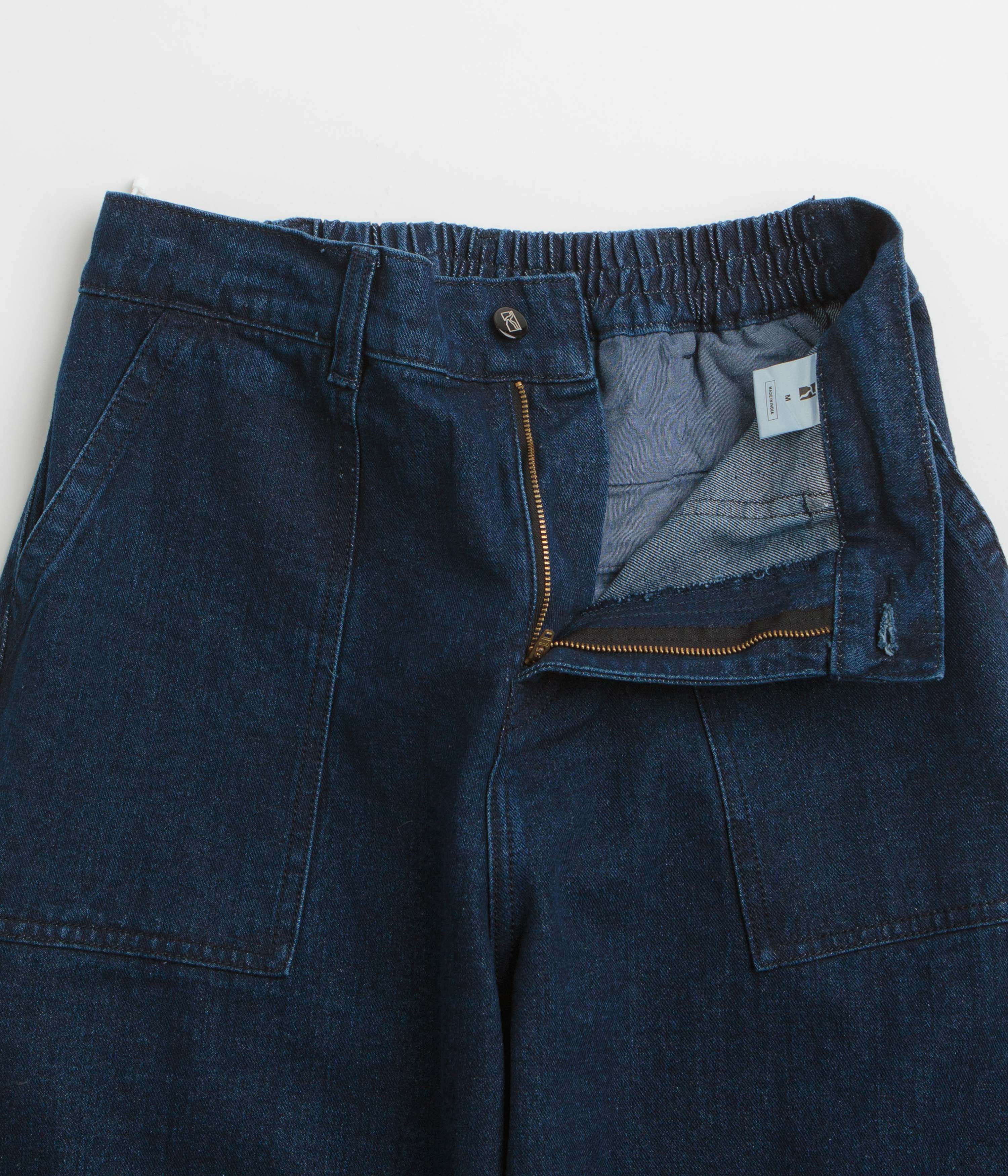 Poetic Collective Painter Pants - Classic Denim / Black - Image 5