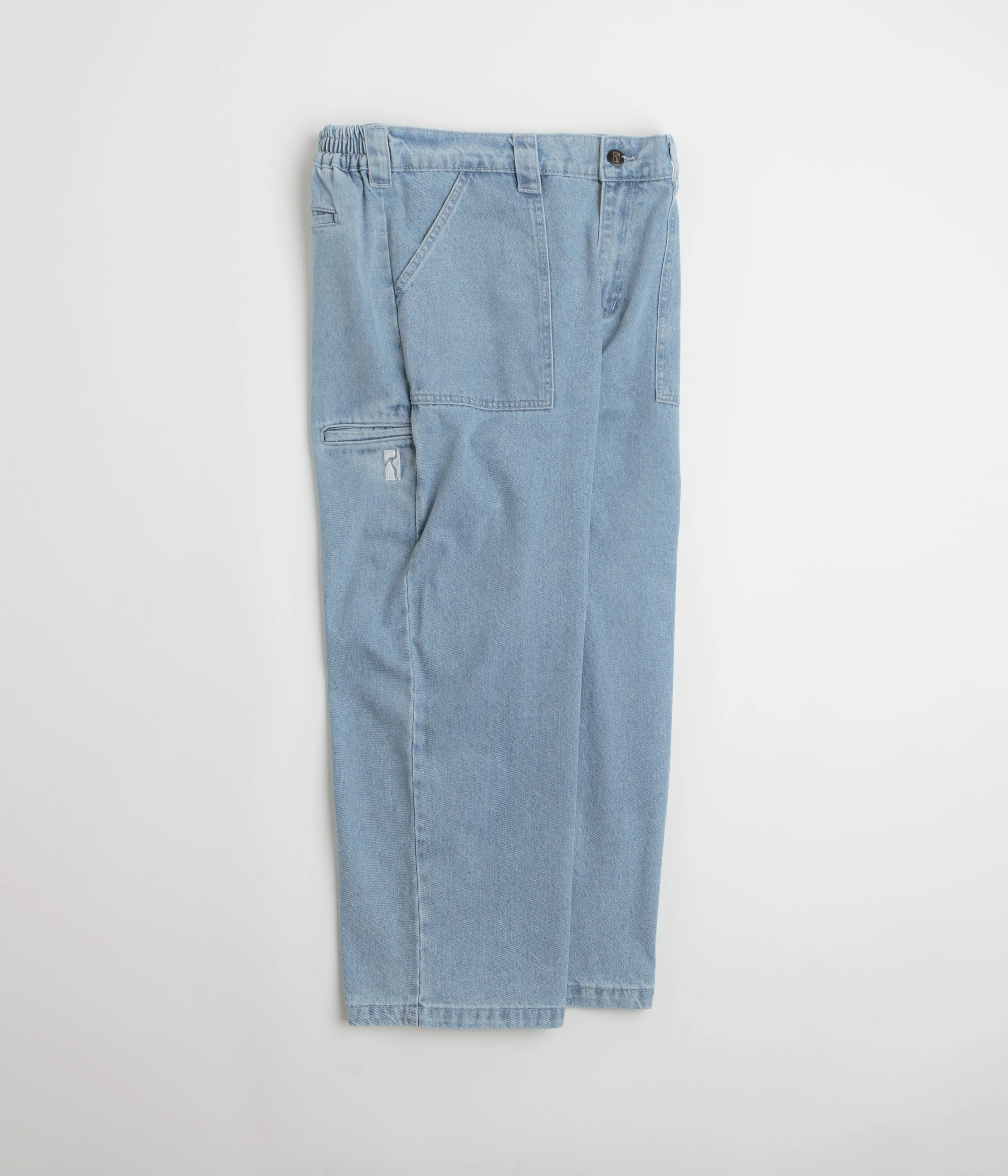 Poetic Collective Painter Pants - Light Blue Denim - Image 2
