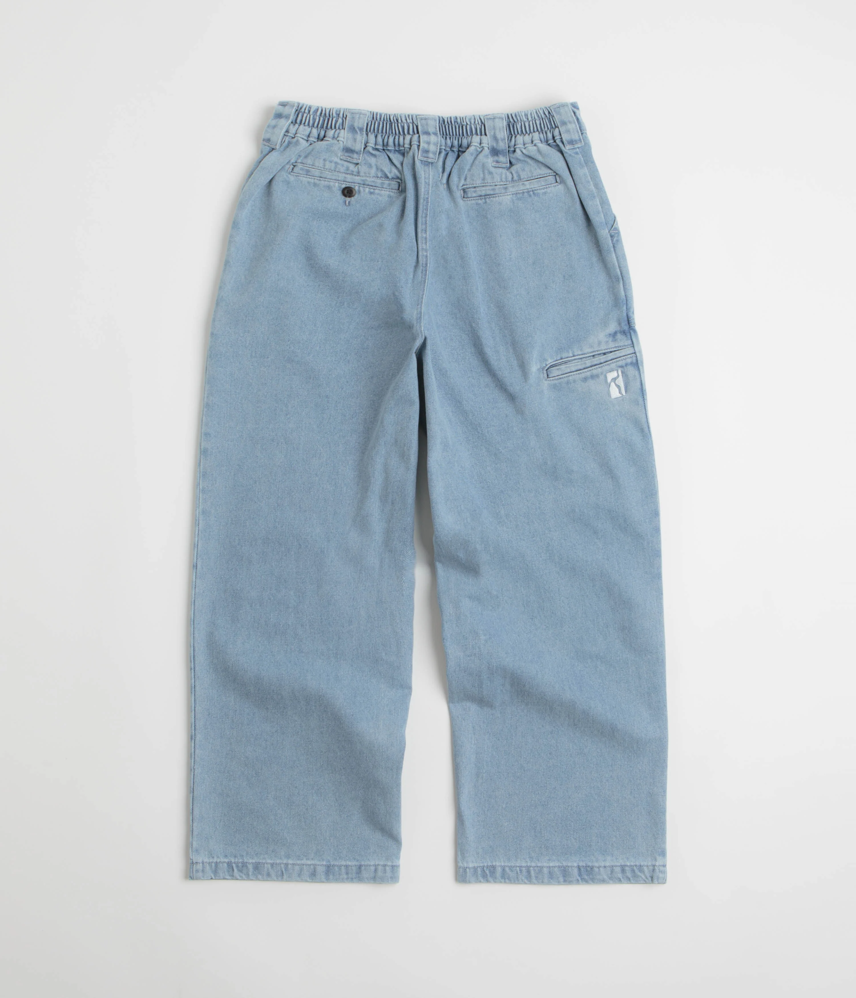 Poetic Collective Painter Pants - Light Blue Denim - Image 3