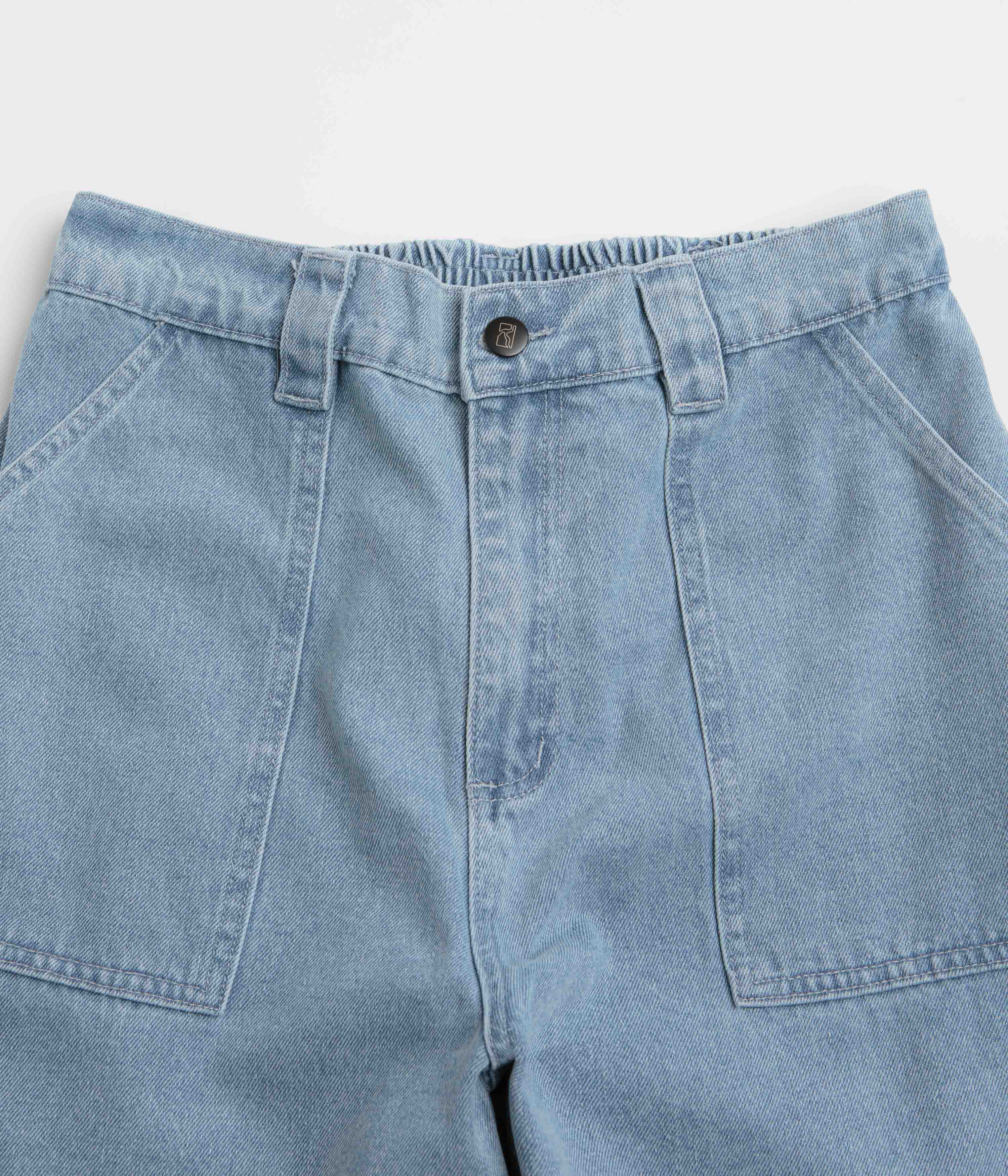 Poetic Collective Painter Pants - Light Blue Denim - Image 4
