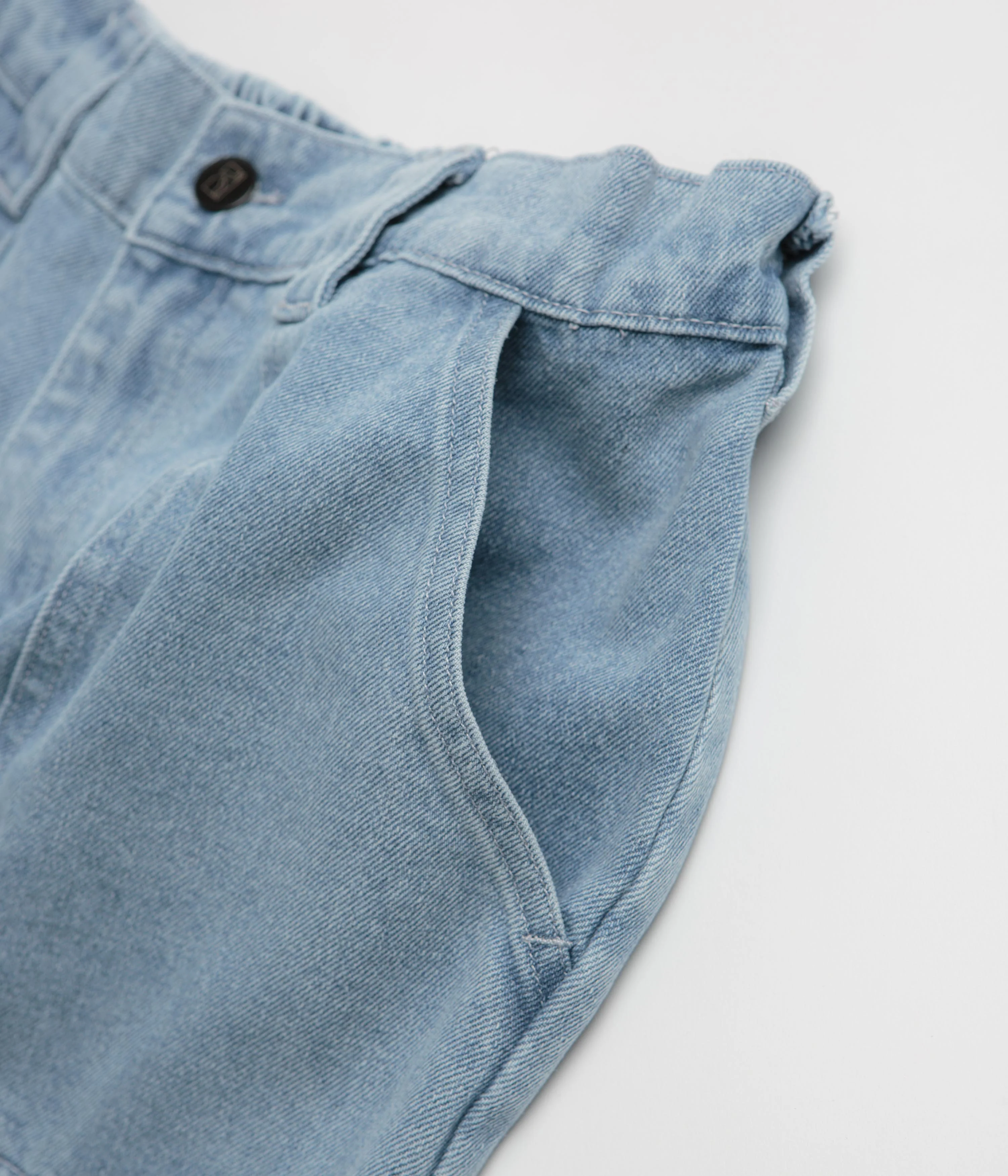 Poetic Collective Painter Pants - Light Blue Denim - Image 9