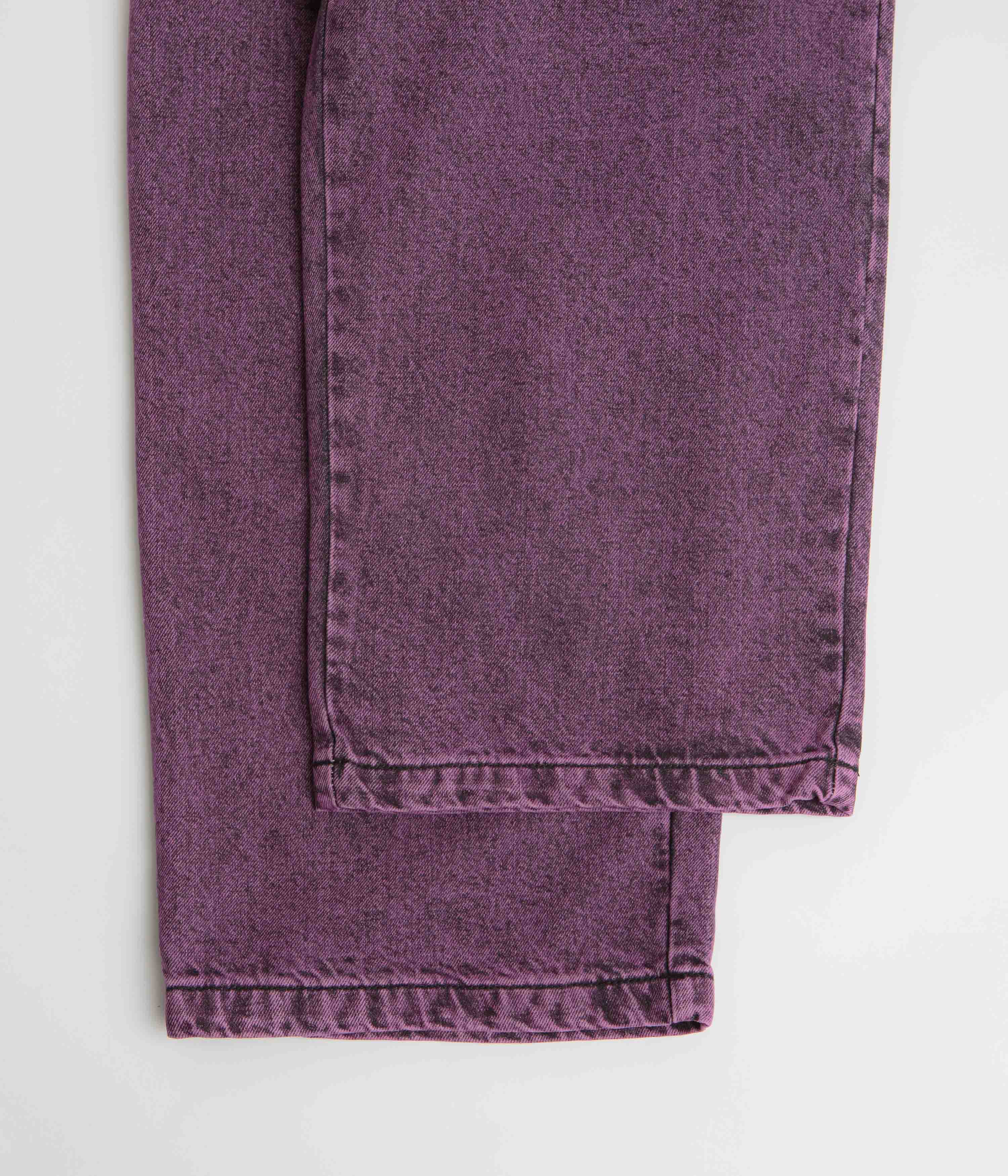 Poetic Collective Painter Pants - Purple Acid Wash Denim - Image 8