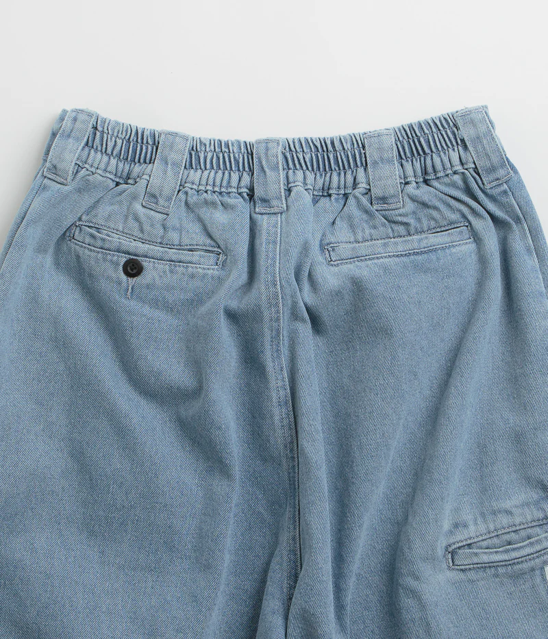 Poetic Collective Painter Shorts - Light Denim - Image 6