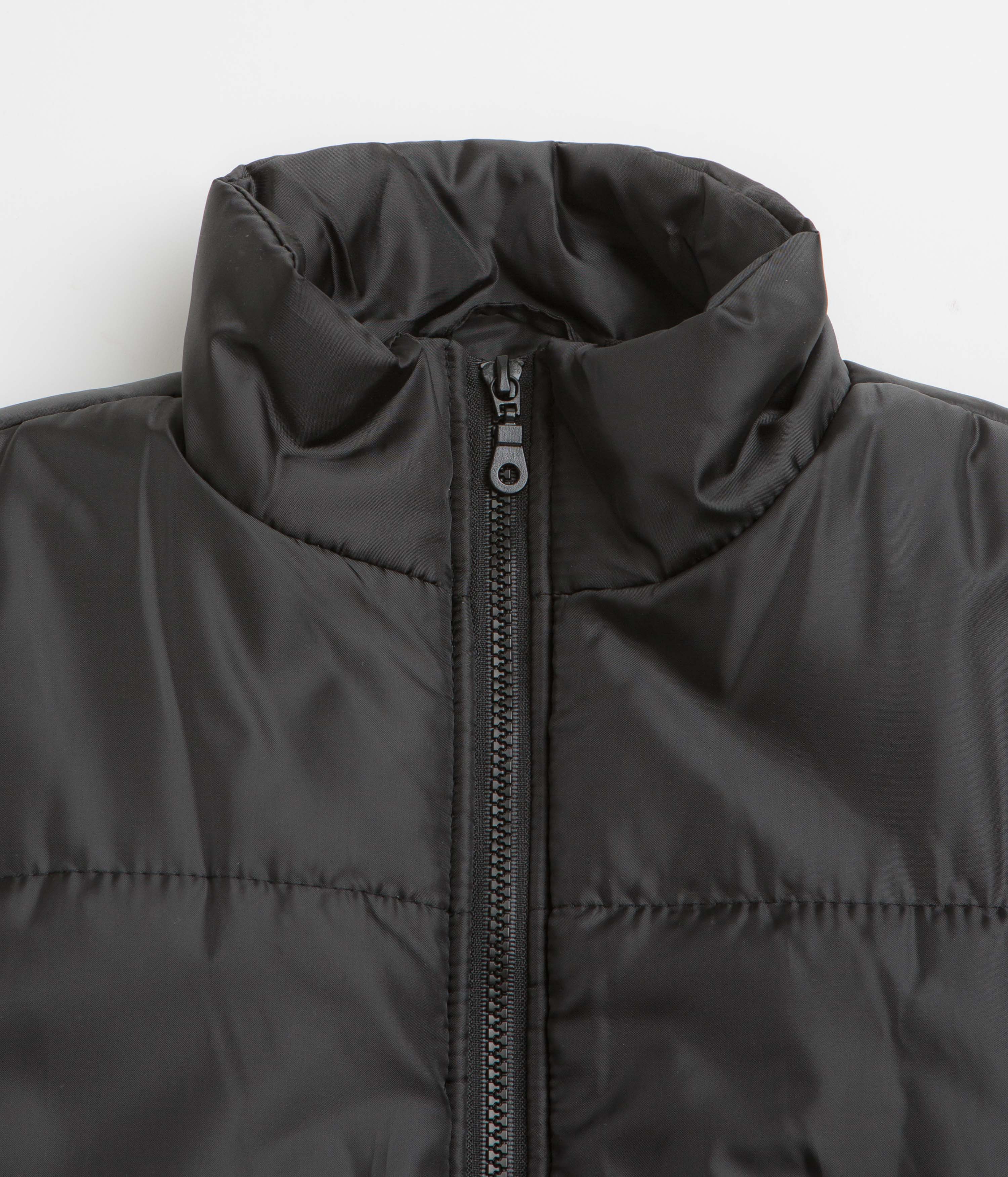 Poetic Collective Puffer Vest - Black - Image 2
