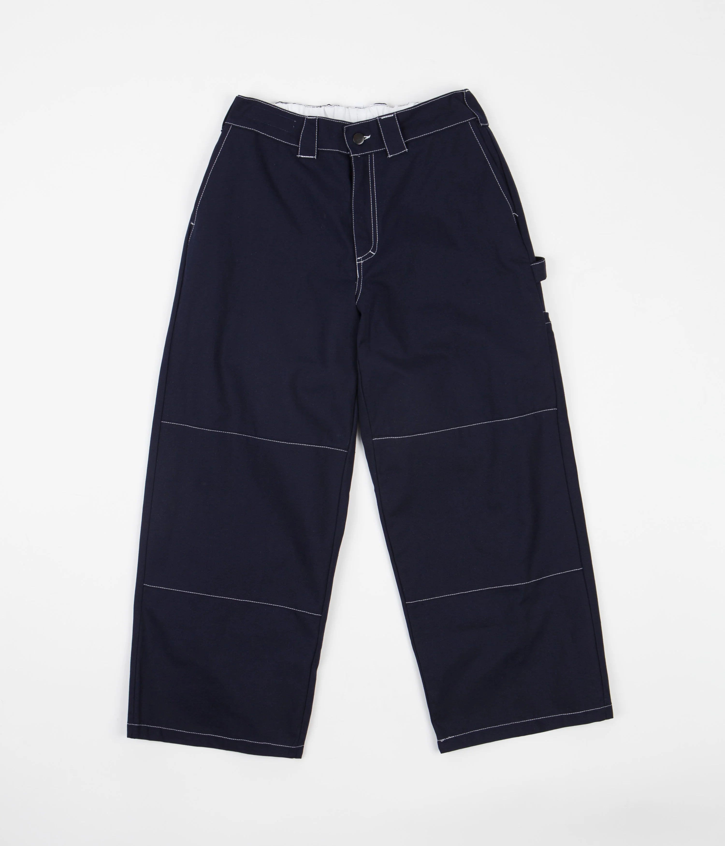 Poetic Collective Sculptor Pants - Navy / White - Image 2