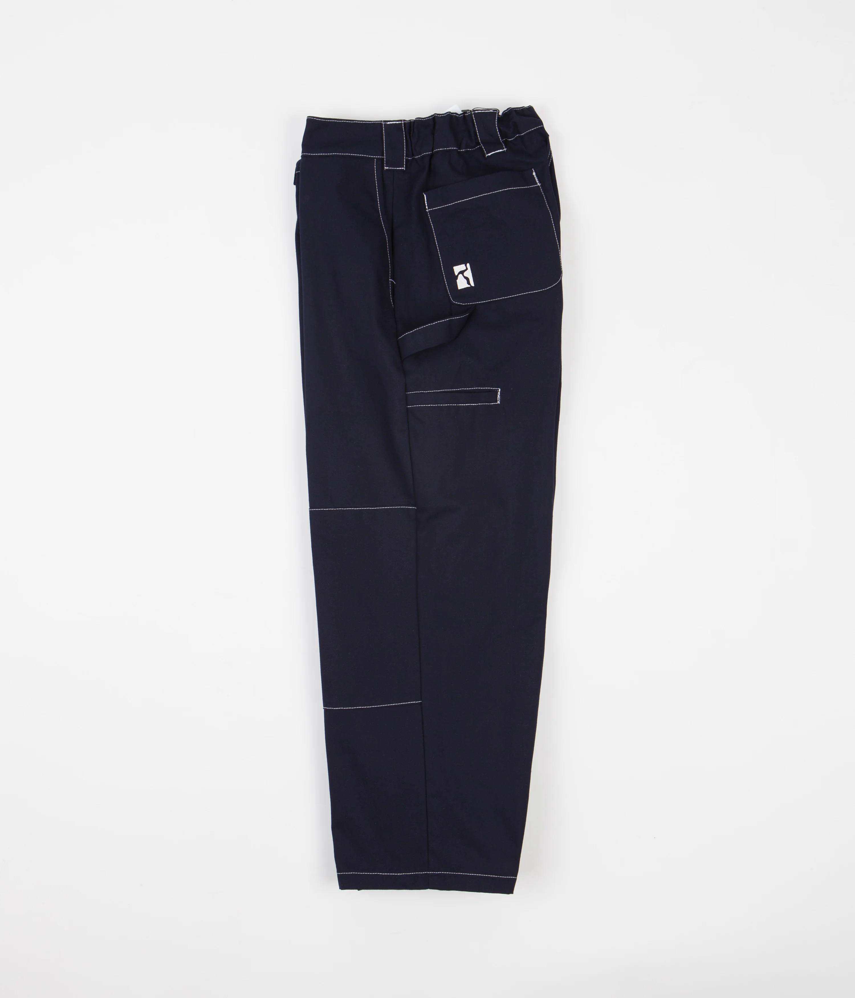 Poetic Collective Sculptor Pants - Navy / White - Image 3