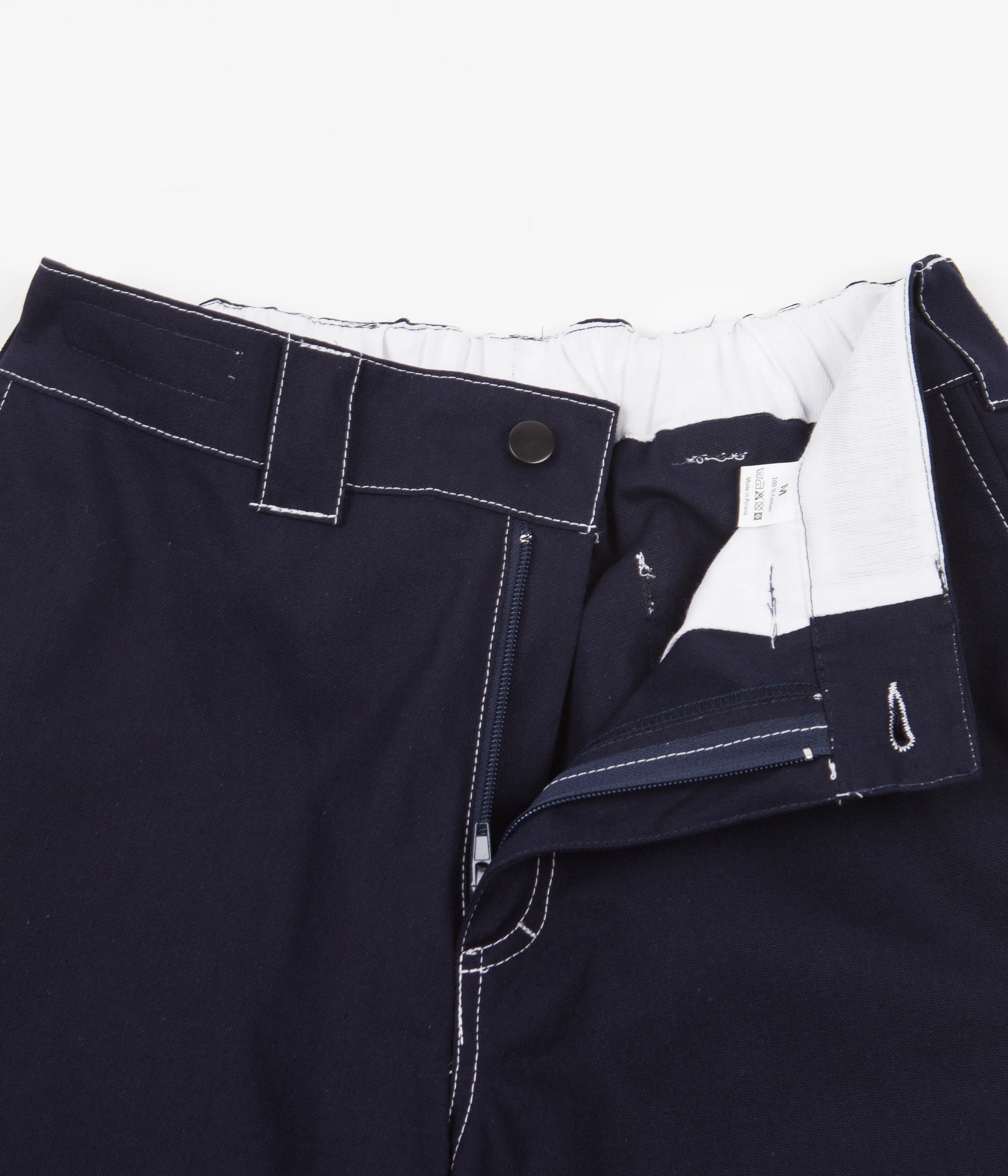 Poetic Collective Sculptor Pants - Navy / White - Image 6