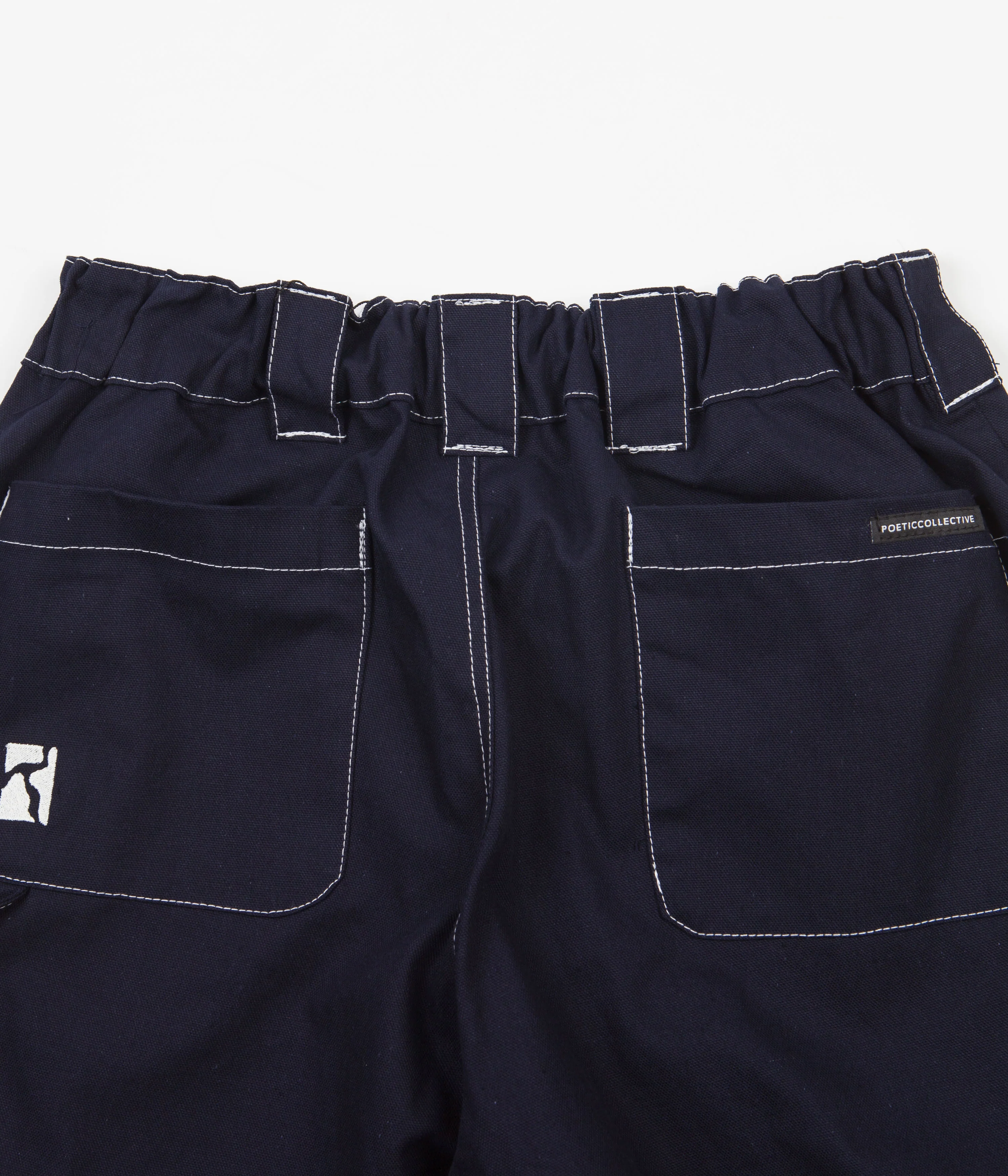 Poetic Collective Sculptor Pants - Navy / White - Image 7