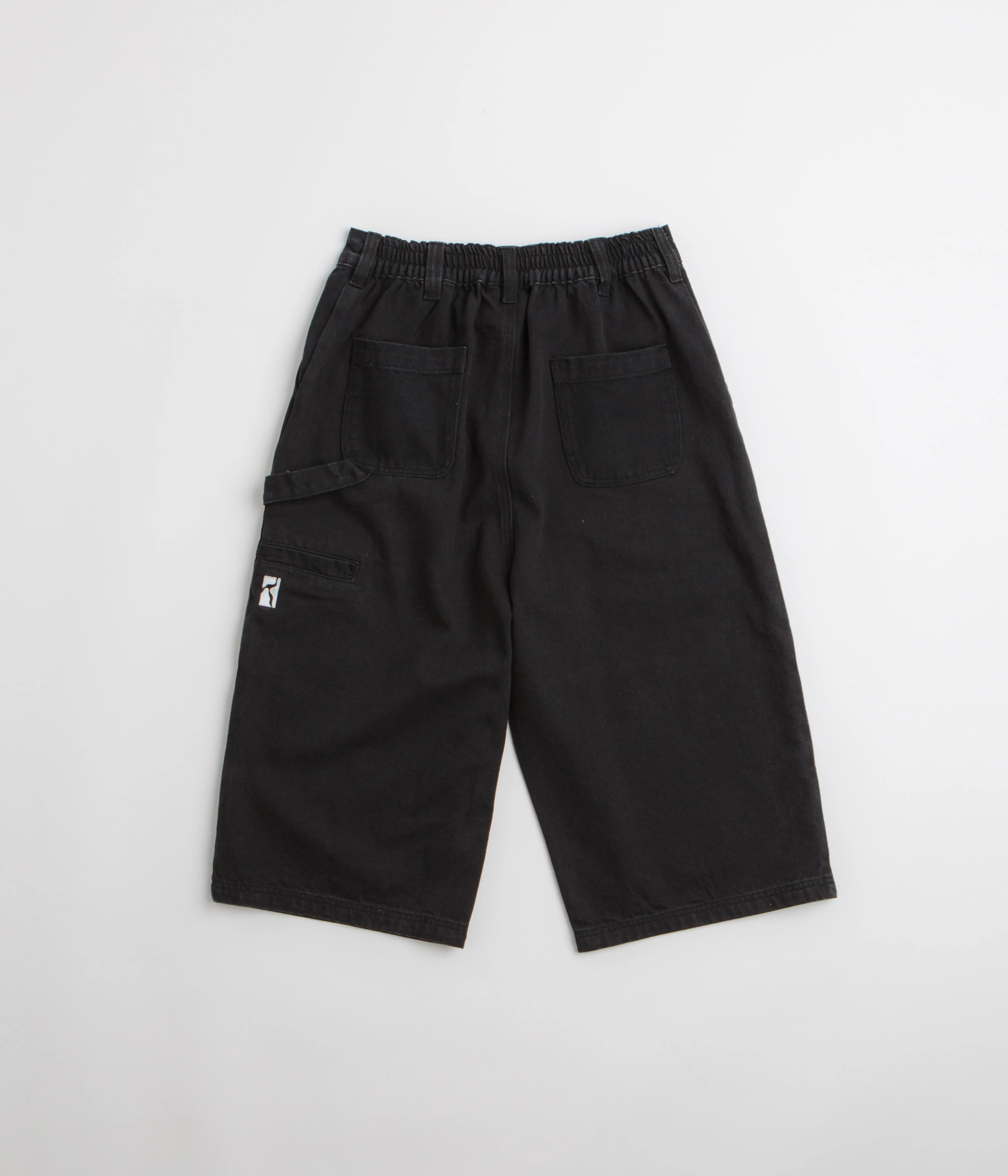 Poetic Collective Sculptor Shorts - Black Denim - Image 3