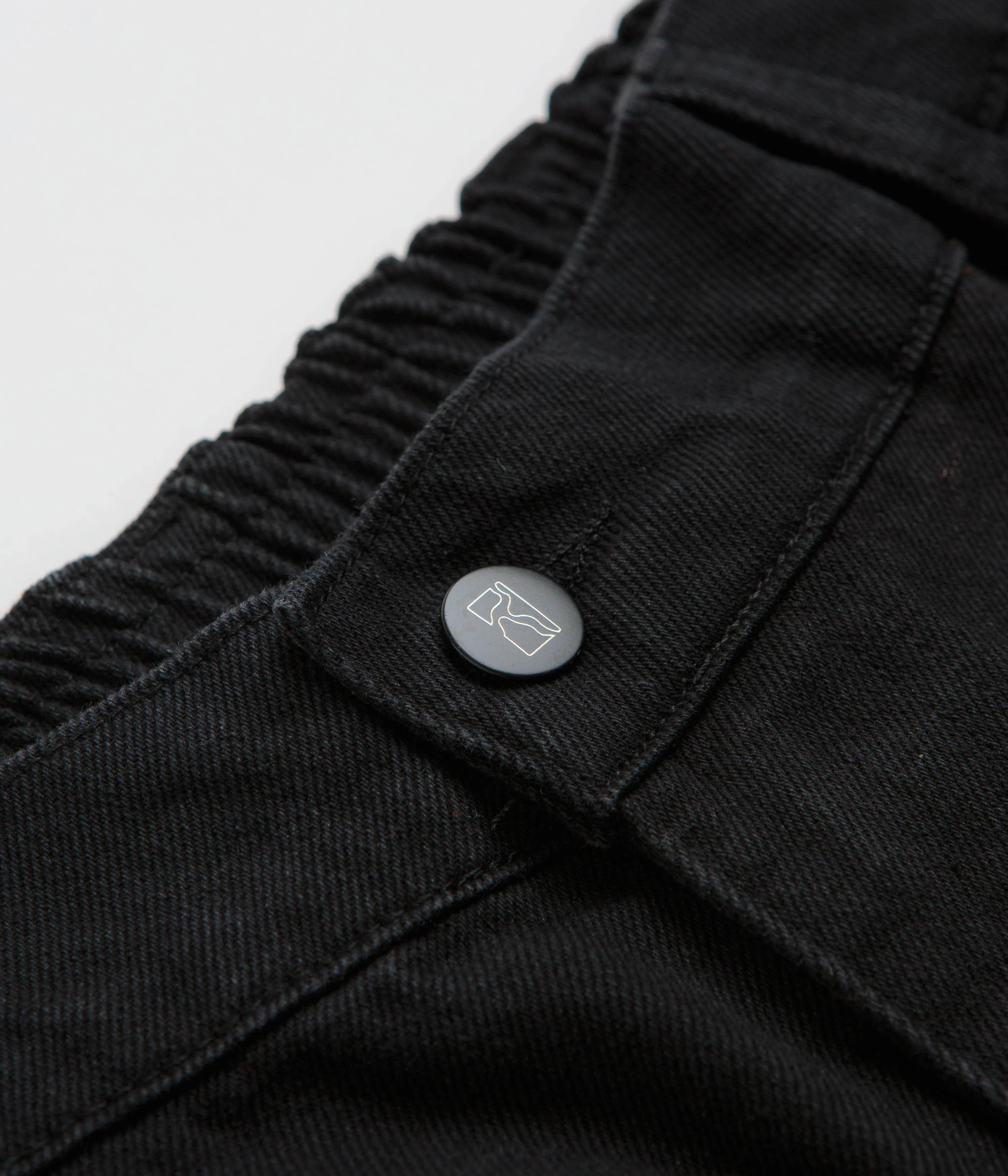 Poetic Collective Sculptor Shorts - Black Denim - Image 7