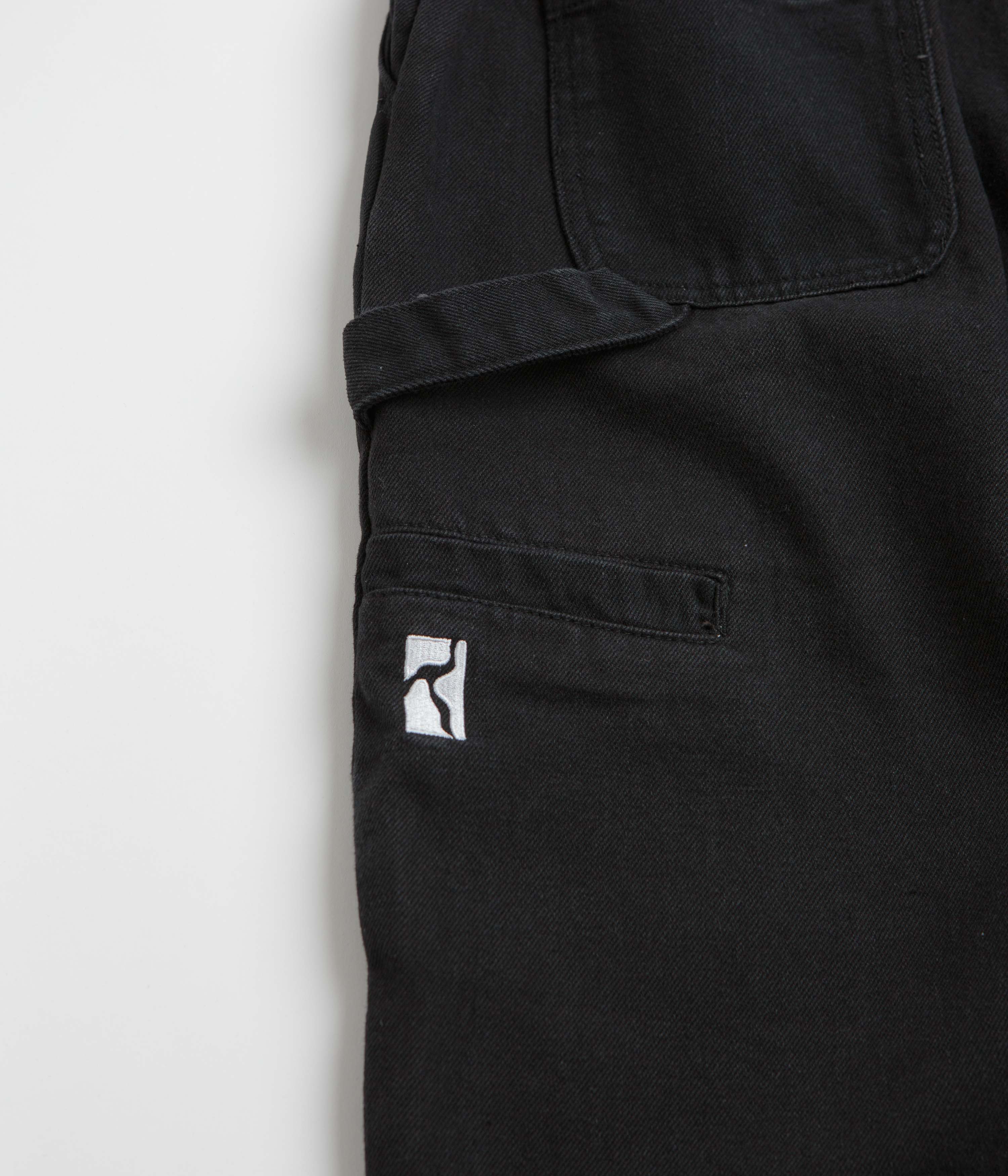 Poetic Collective Sculptor Shorts - Black Denim - Image 8