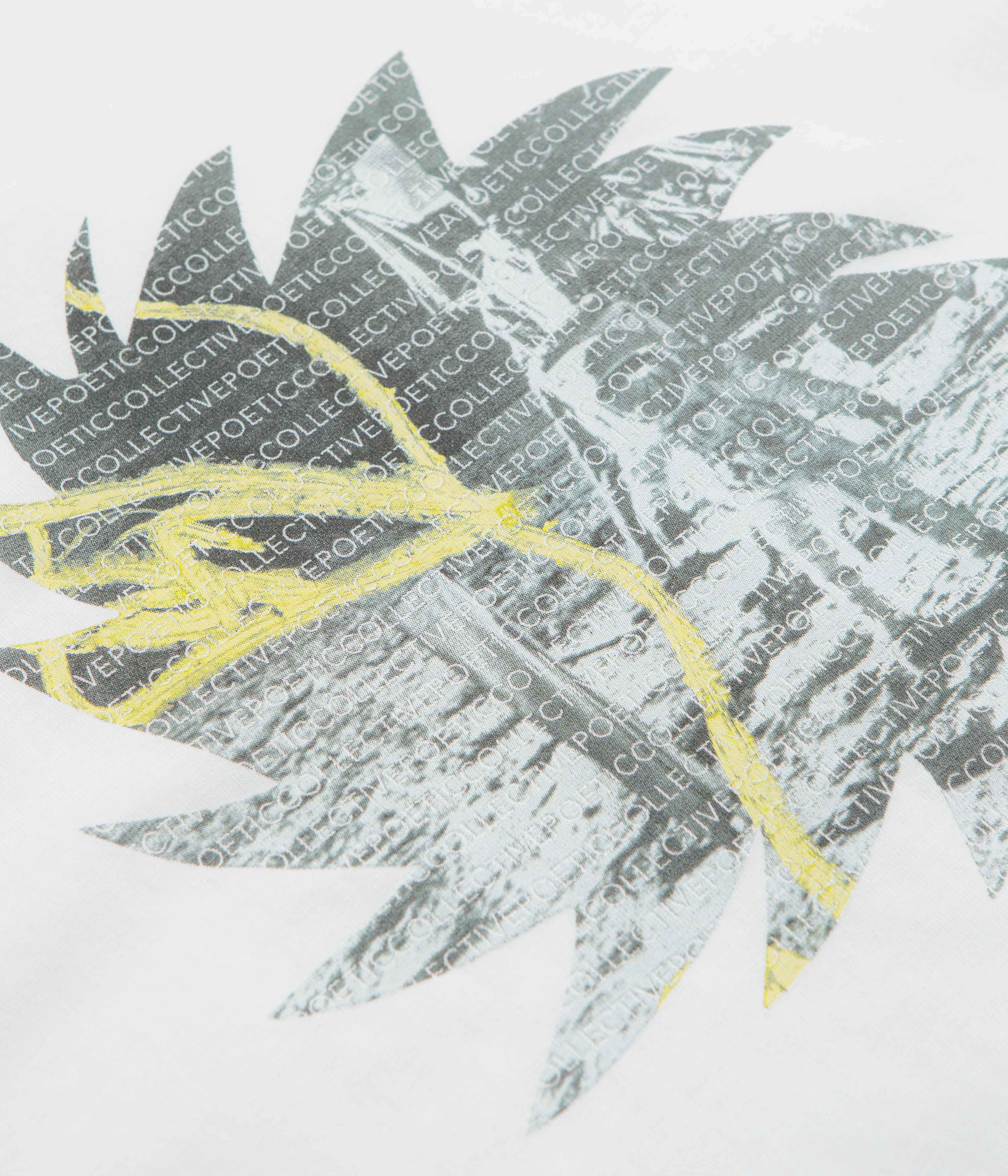 Poetic Collective Space T-Shirt - White - Image 5