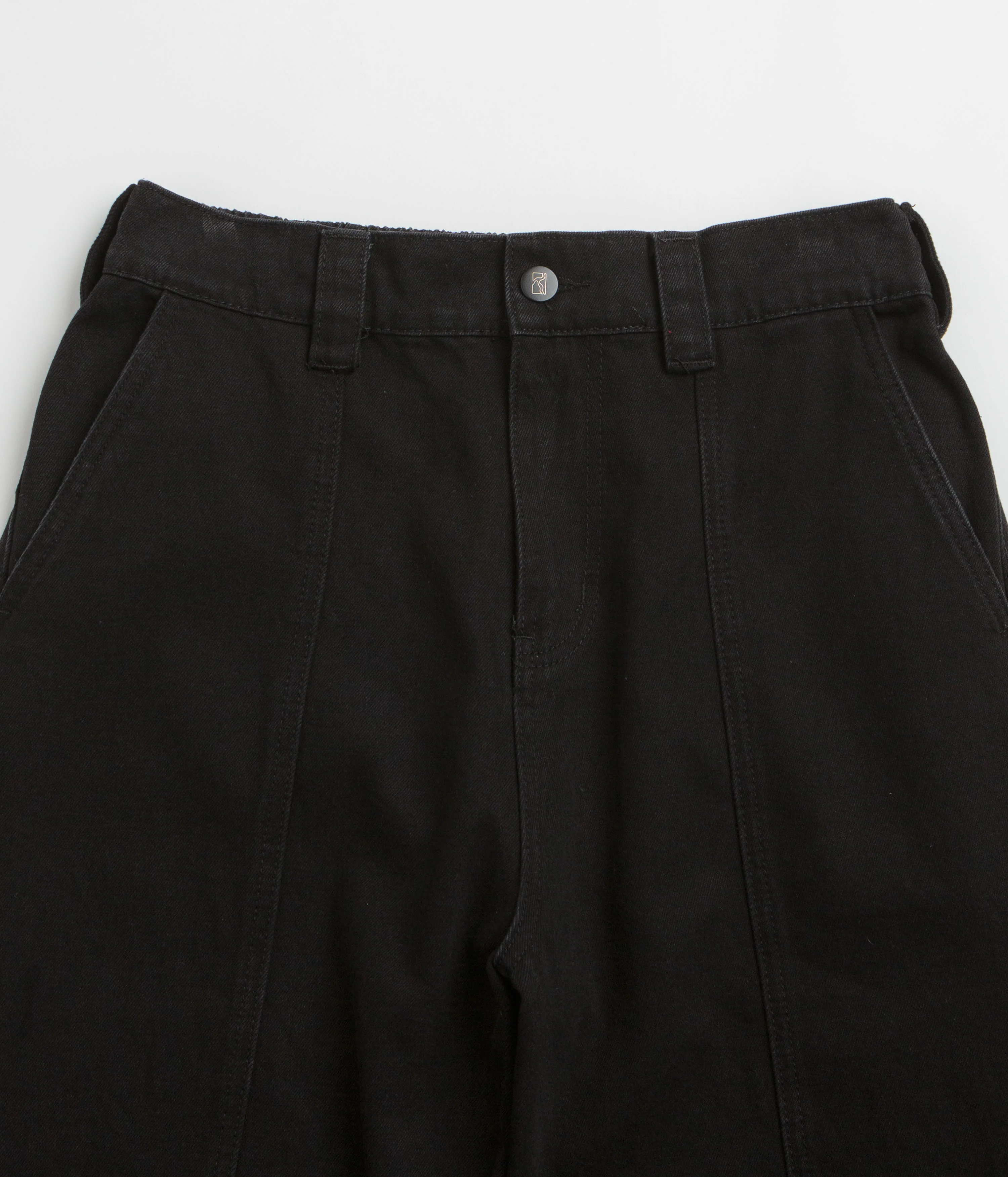 Poetic Collective Split Pants - Black Denim Wash - Image 4