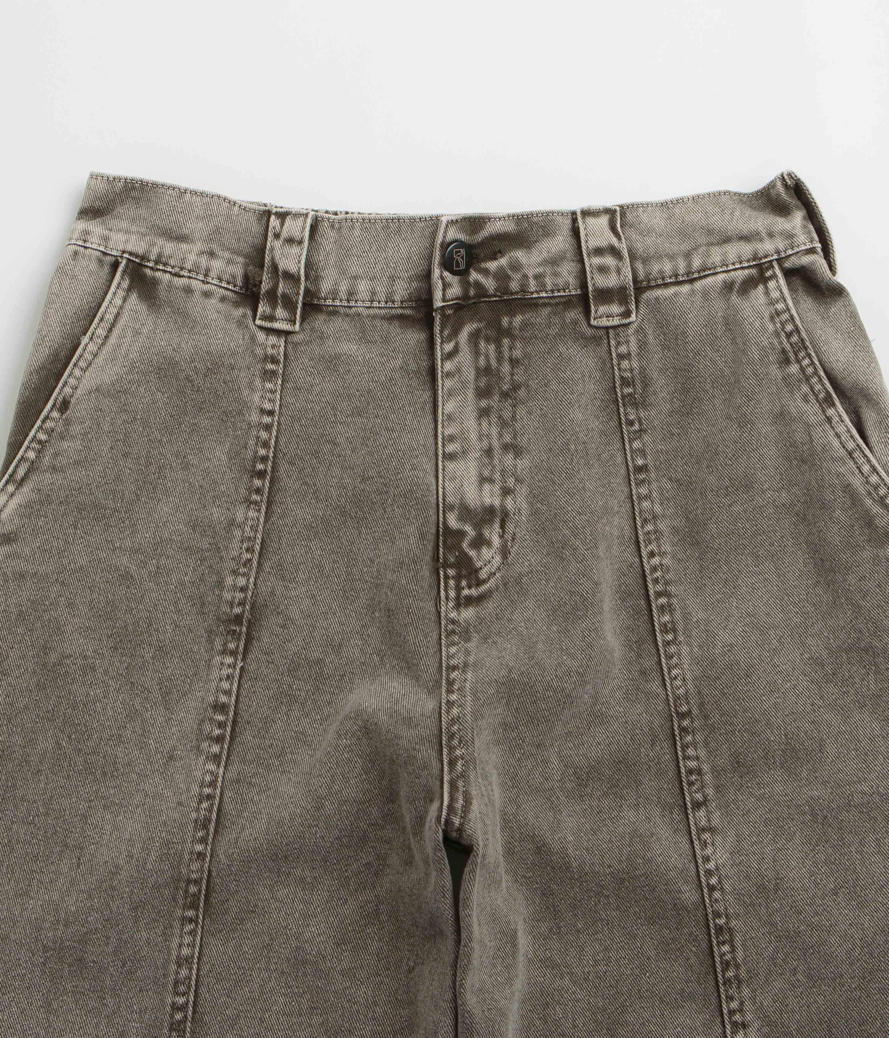 Poetic Collective Split Pants - Grey Denim Wash - Image 4