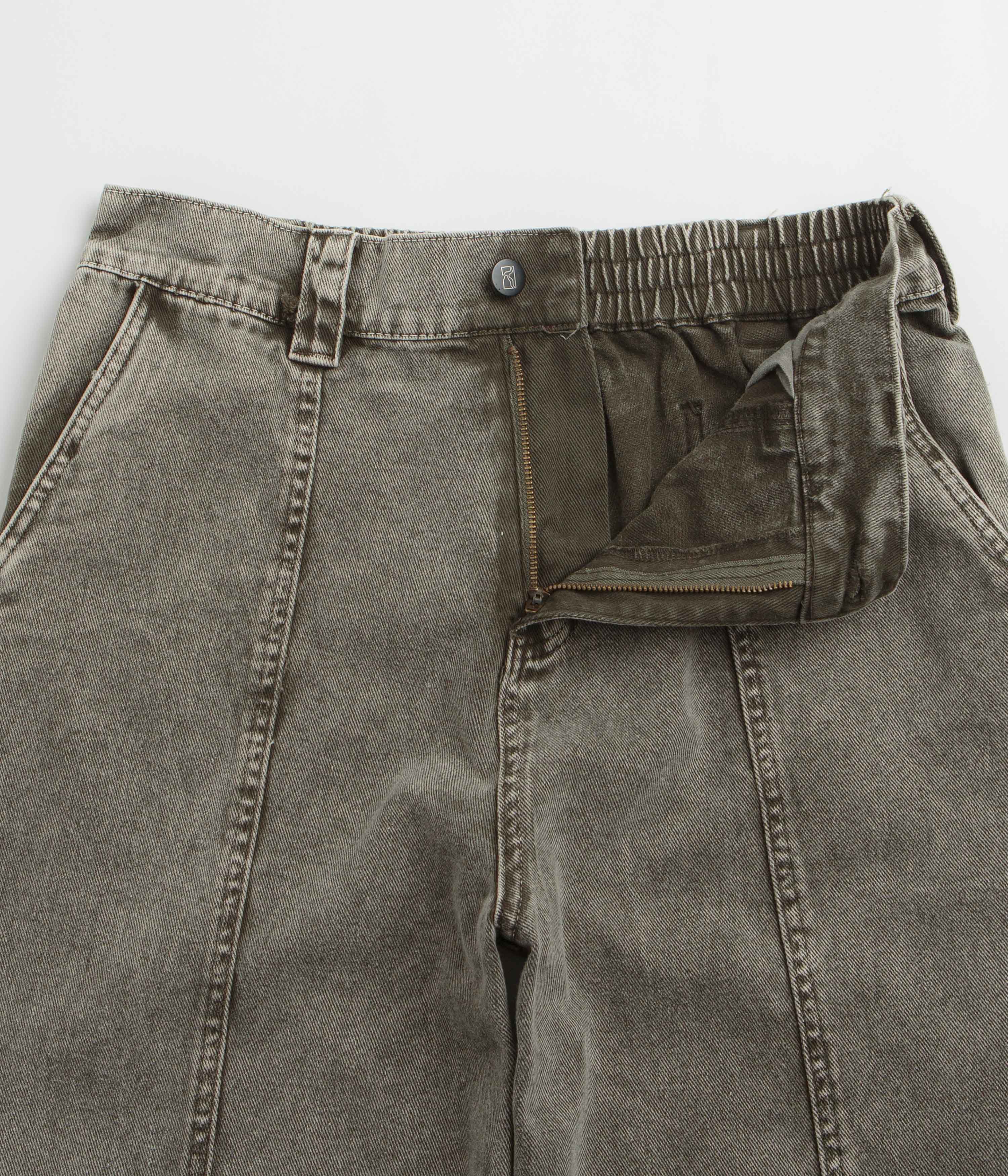 Poetic Collective Split Pants - Grey Denim Wash - Image 5