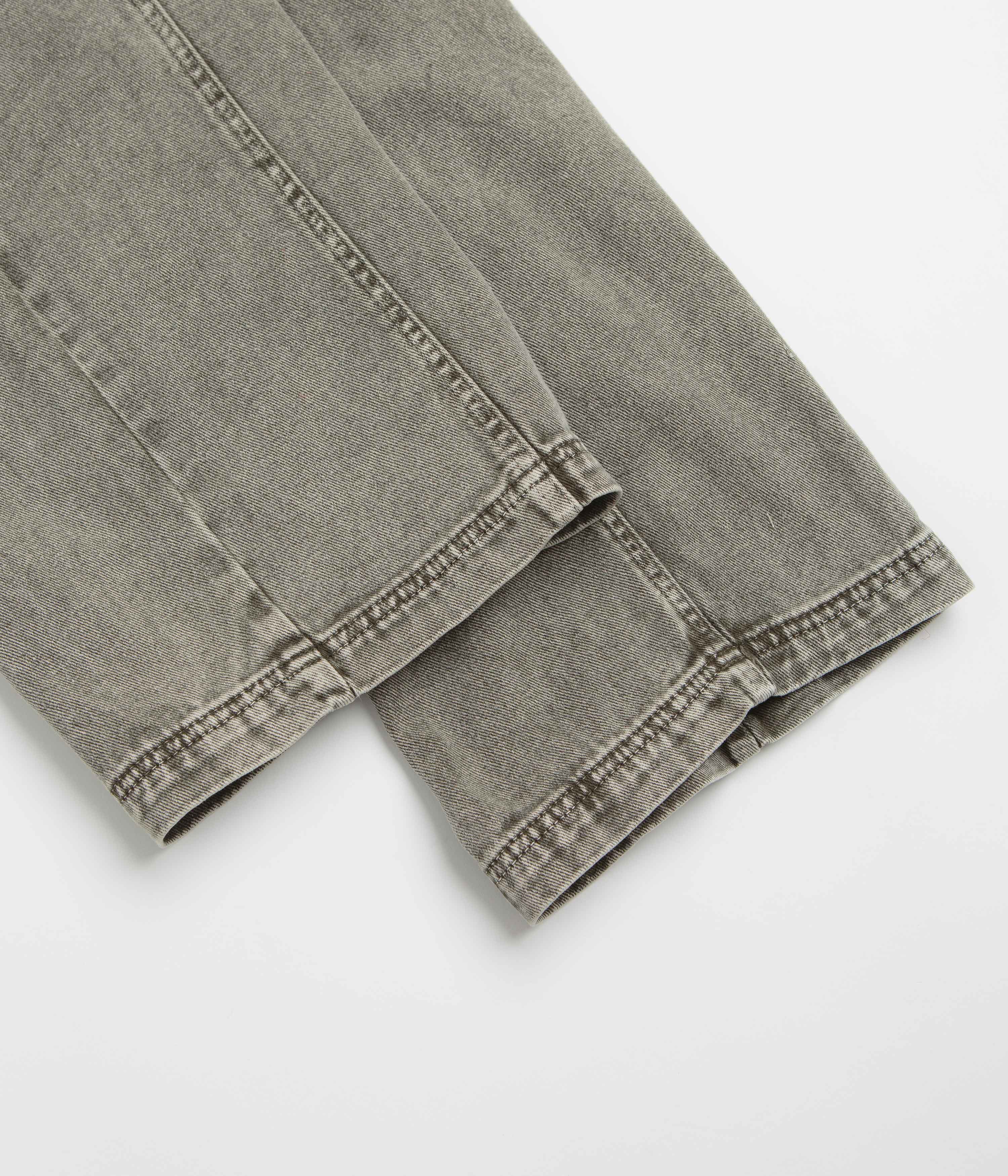 Poetic Collective Split Pants - Grey Denim Wash - Image 8