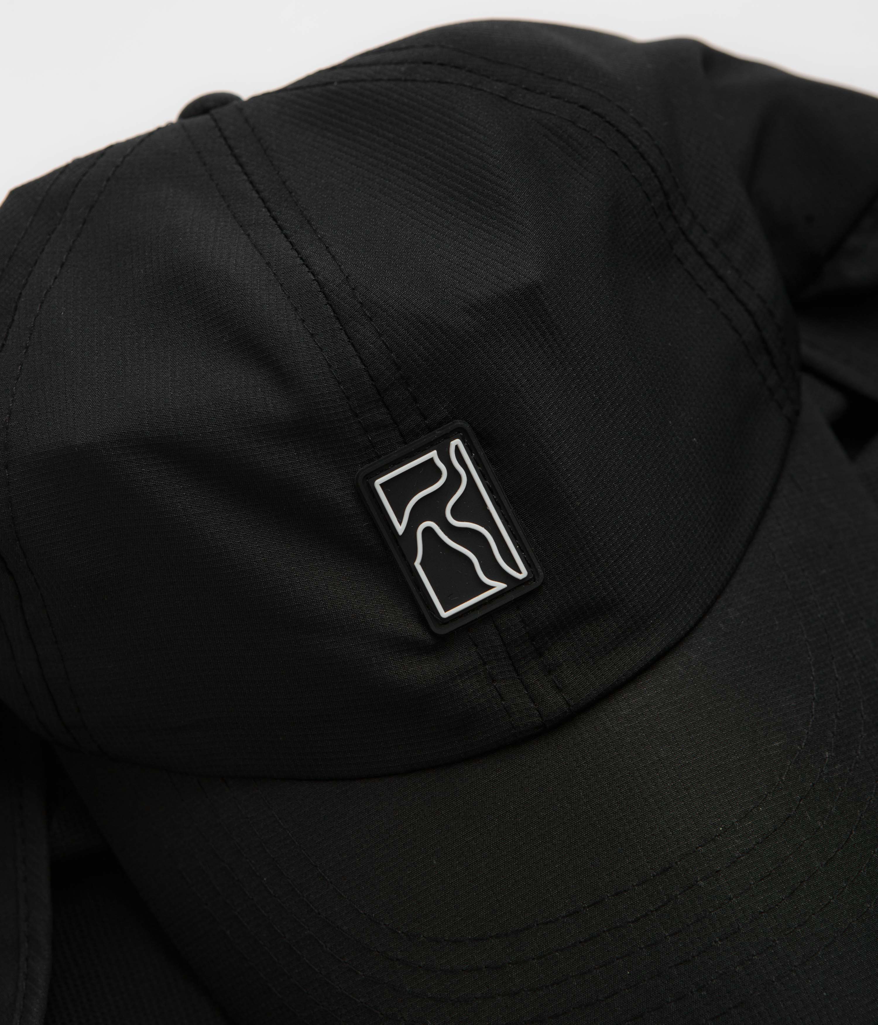 Poetic Collective Sun Flap Cap - Black - Image 3