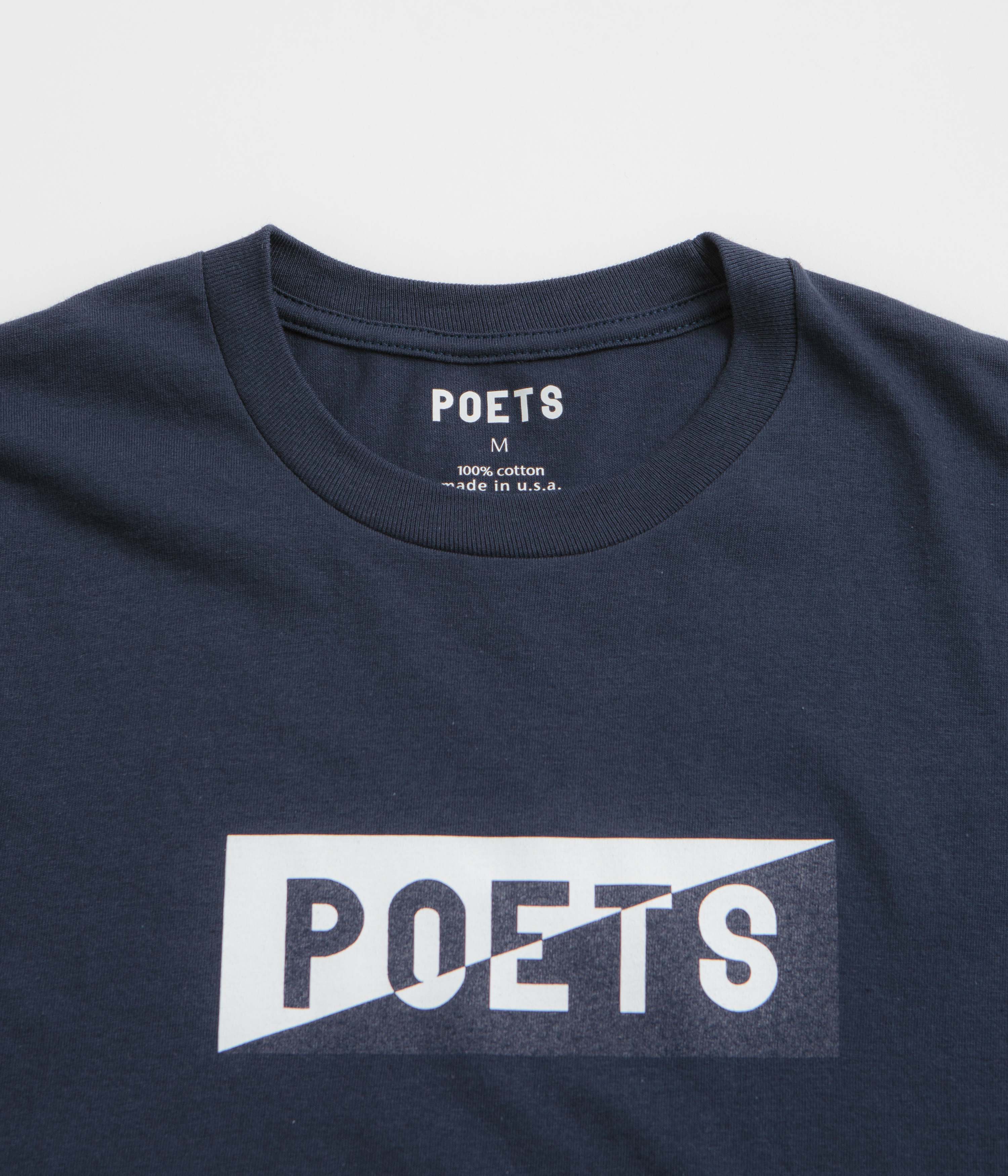 Poets Cinzano T-Shirt - Navy - Image 3