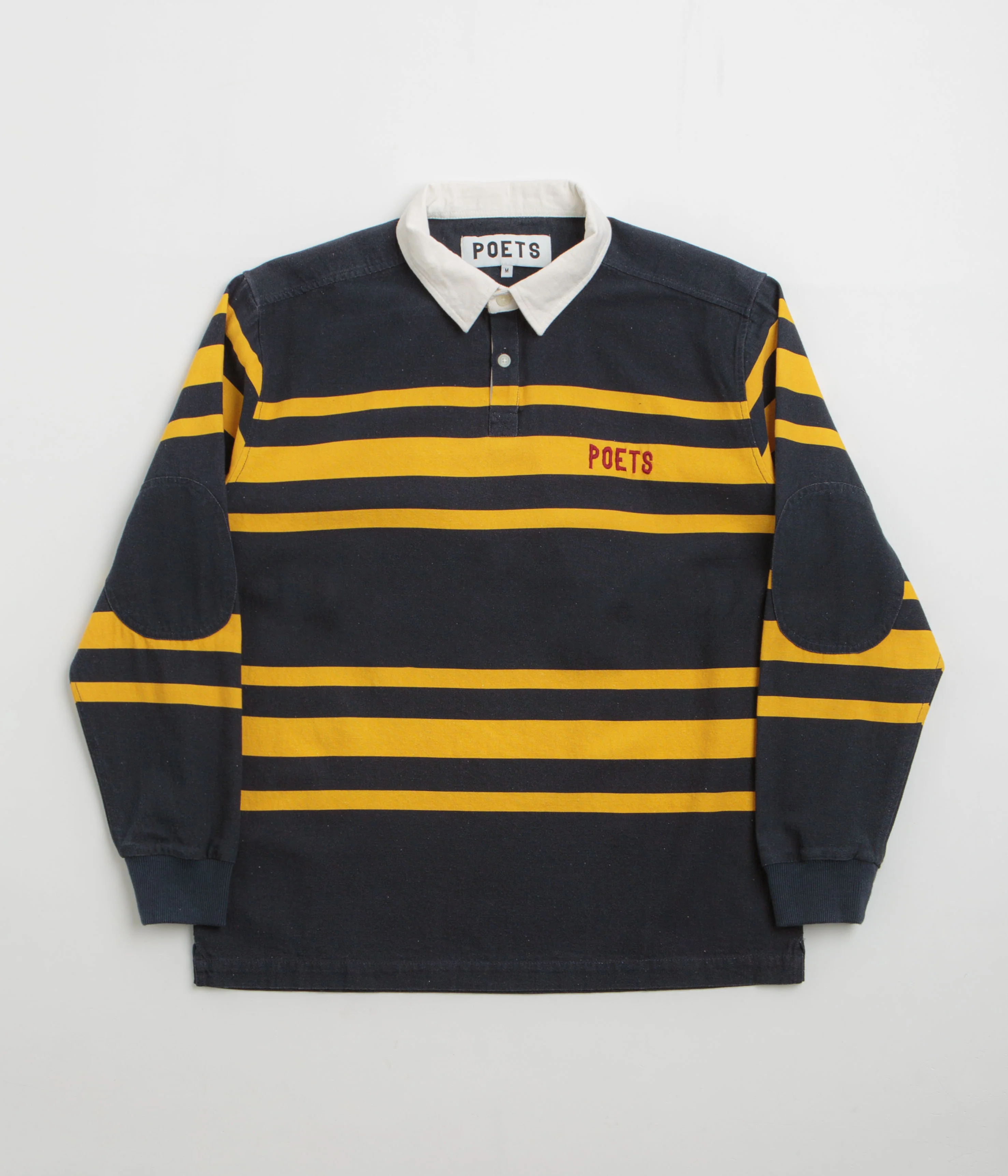 Poets Poets Rugby Shirt - Navy / Yellow