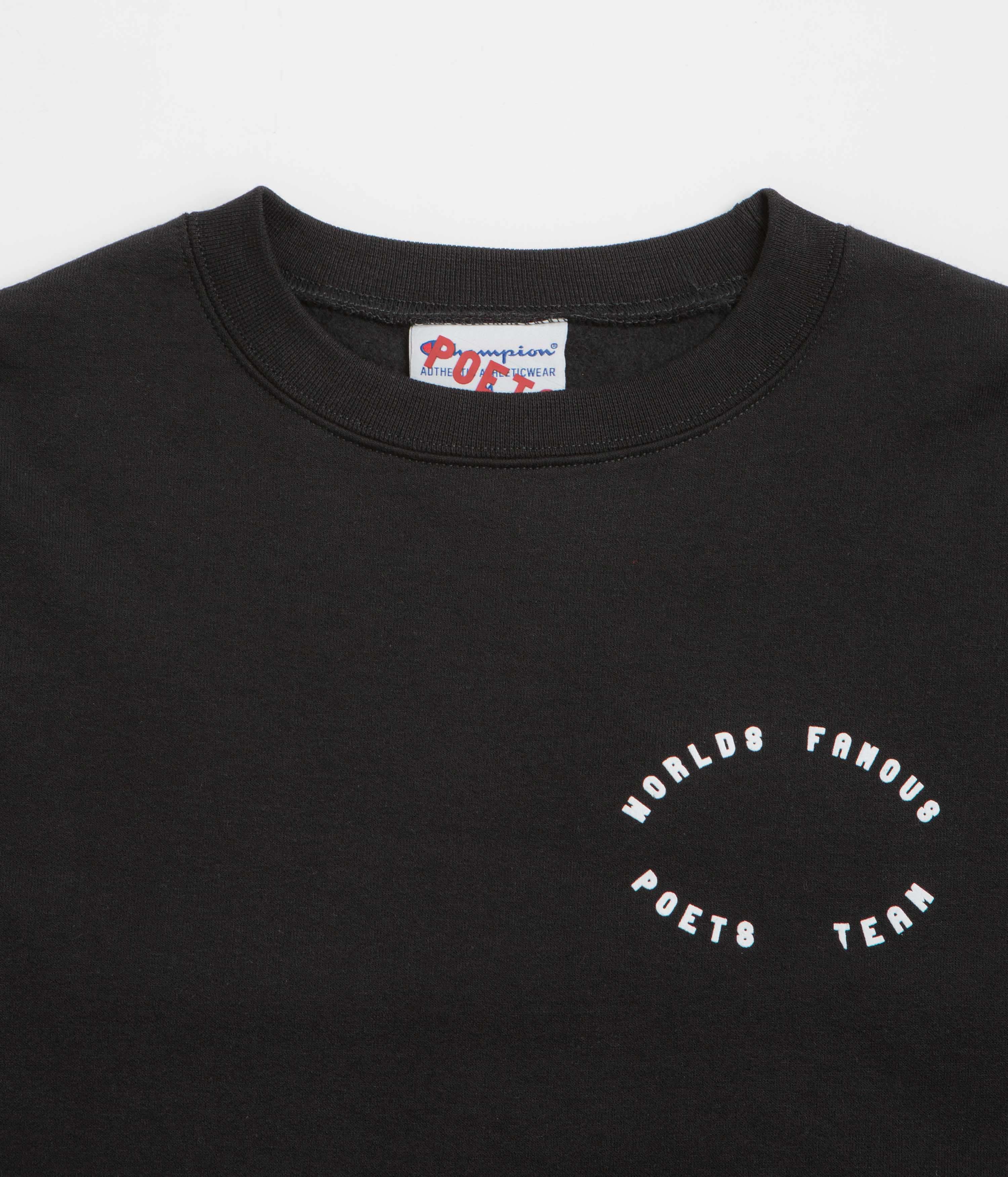 Poets World Famous Poets Crewneck Sweatshirt - Black - Image 3