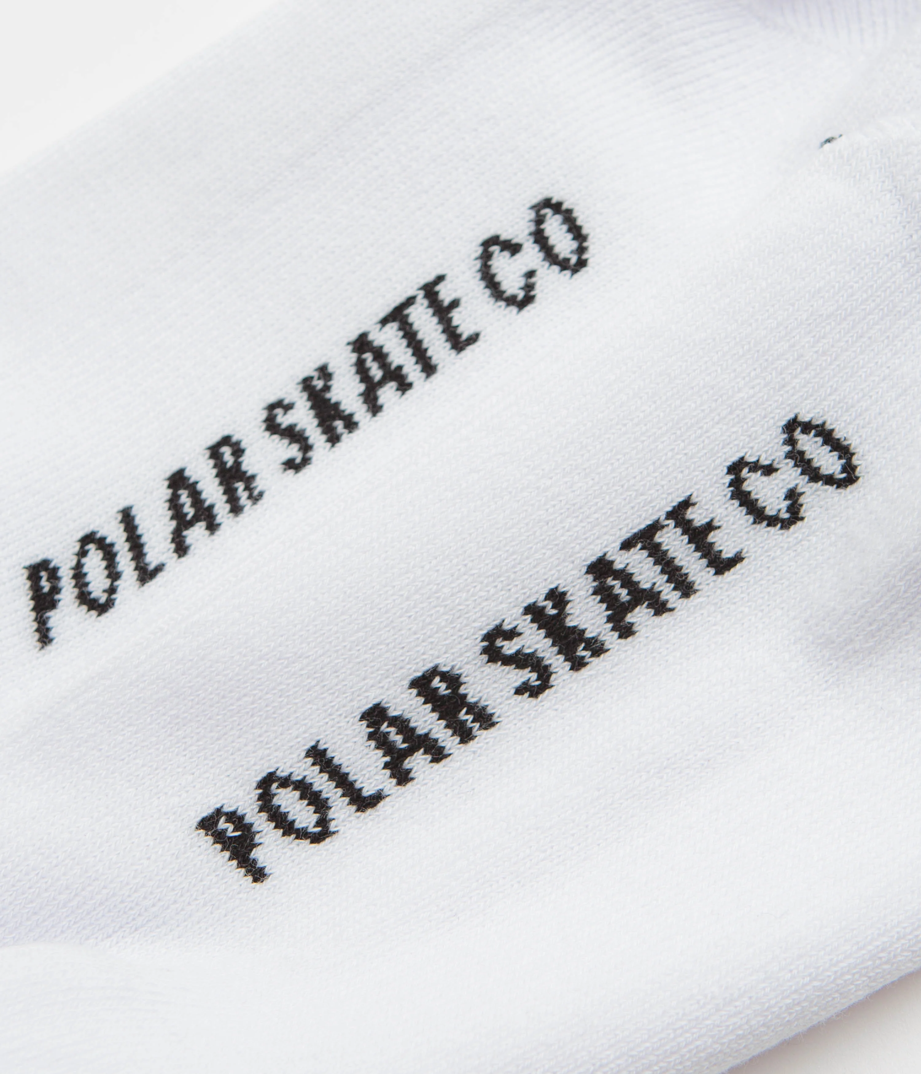 Polar 2 Stripe Socks - White / Black - Image 2