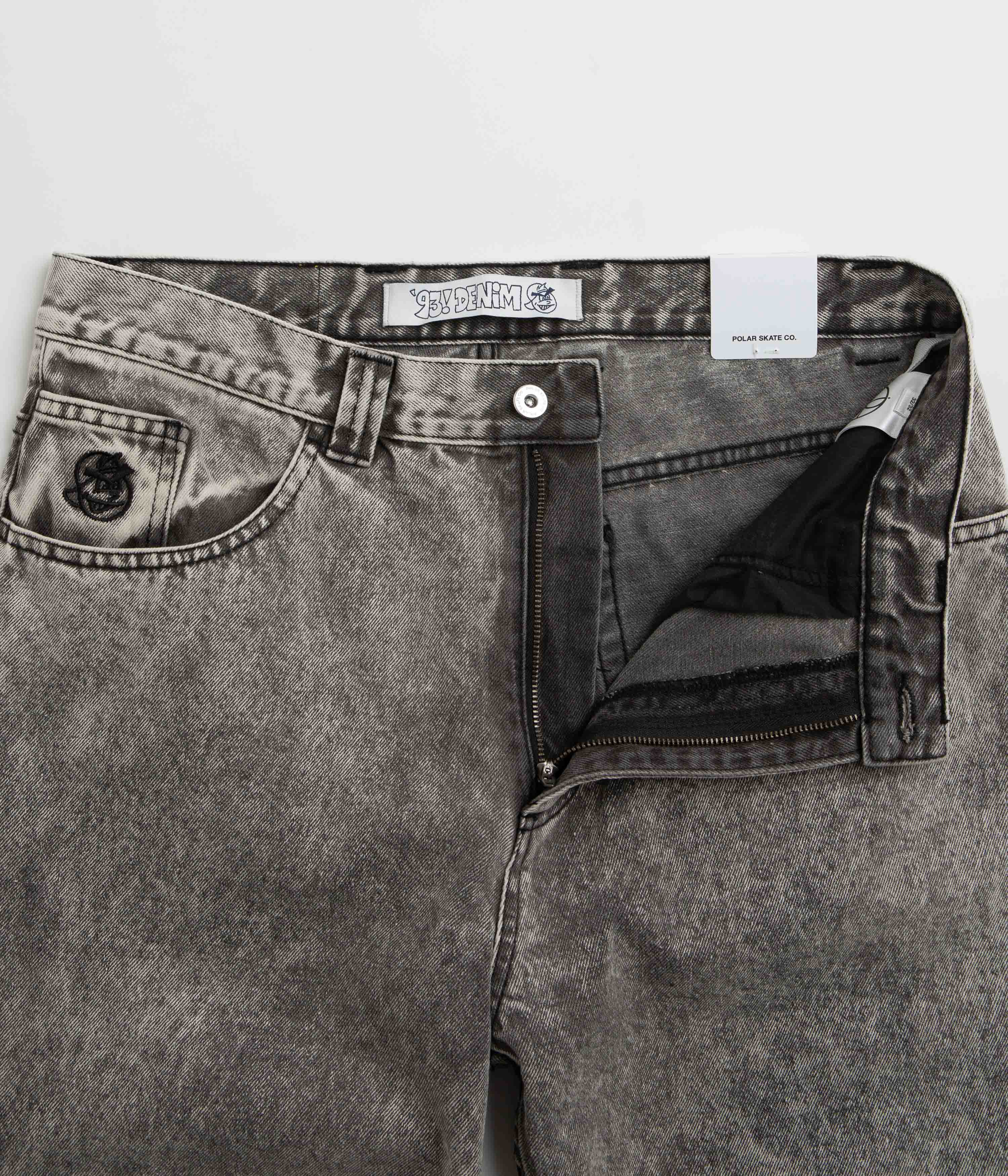 Polar 93 Denim Jeans - Acid Black - Image 5