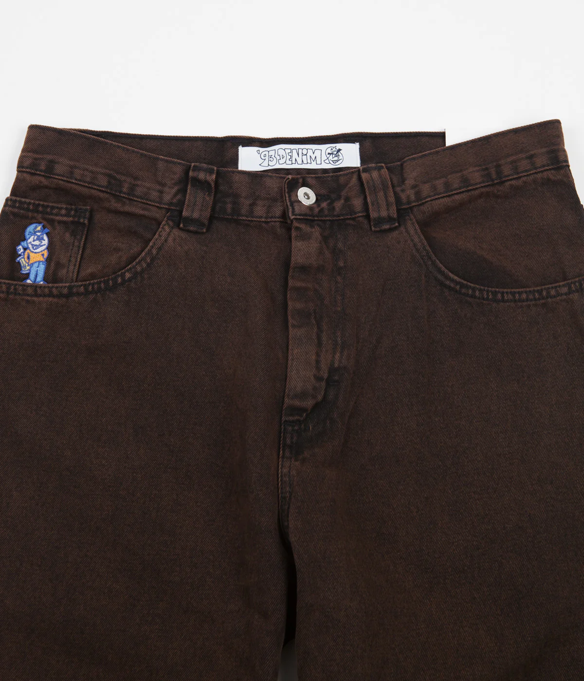 Polar 93 Denim Jeans - Brown Black - Image 2