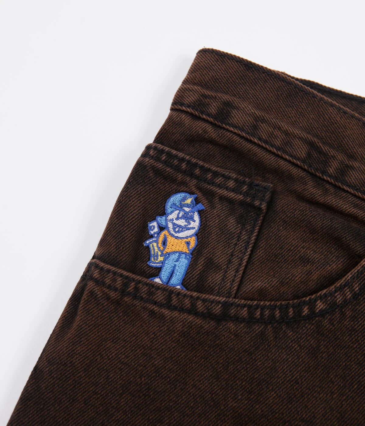 Polar 93 Denim Jeans - Brown Black - Image 3