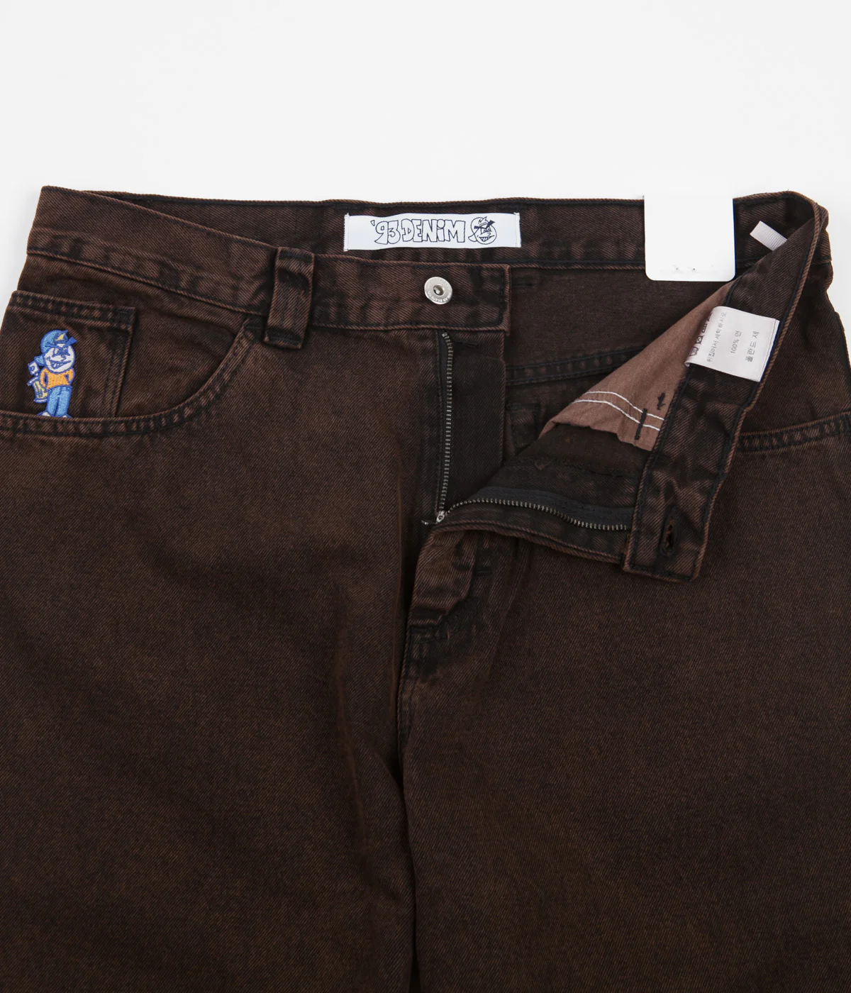 Polar 93 Denim Jeans - Brown Black - Image 4