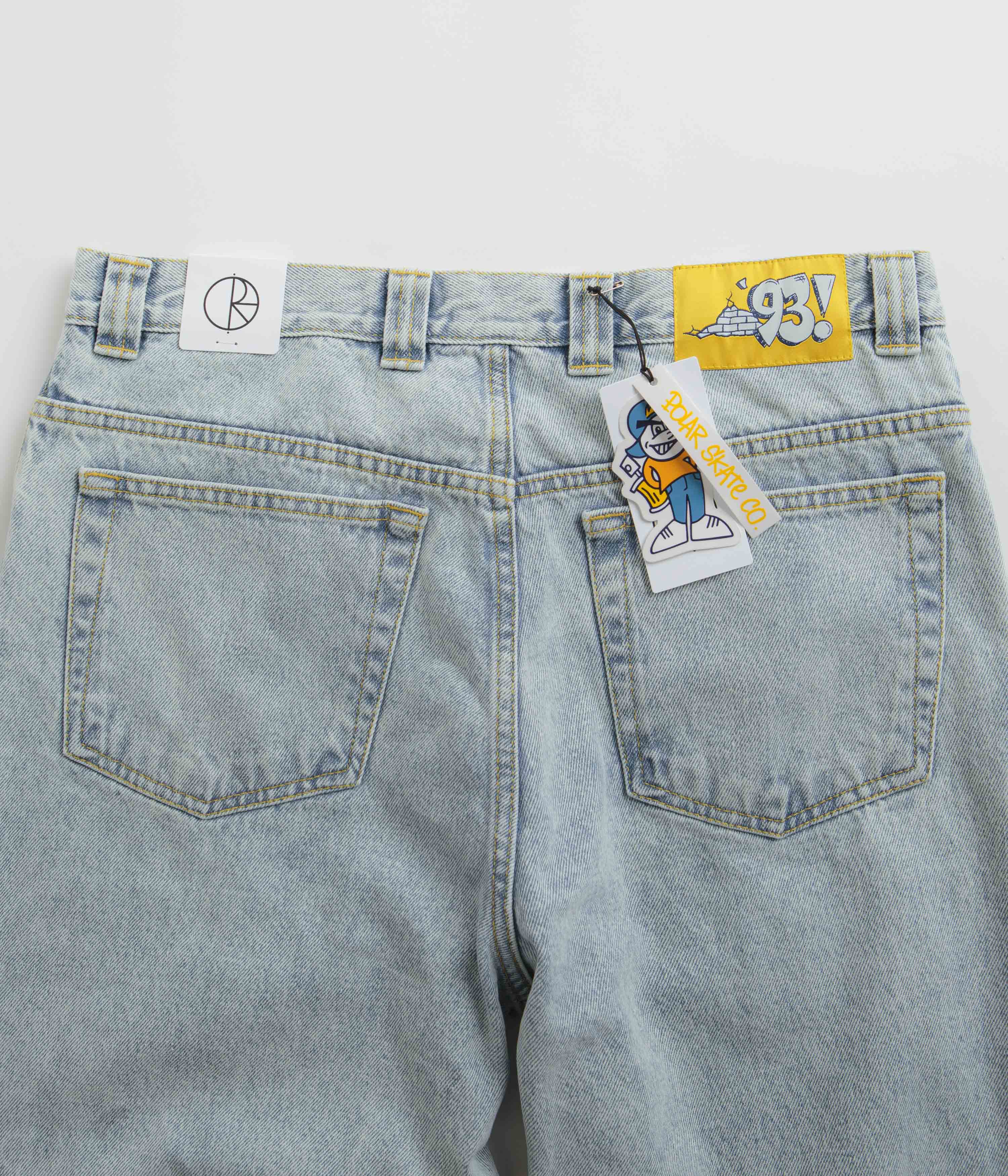 Polar 93 Denim Jeans - Light Blue / Yellow / Yellow - Image 6