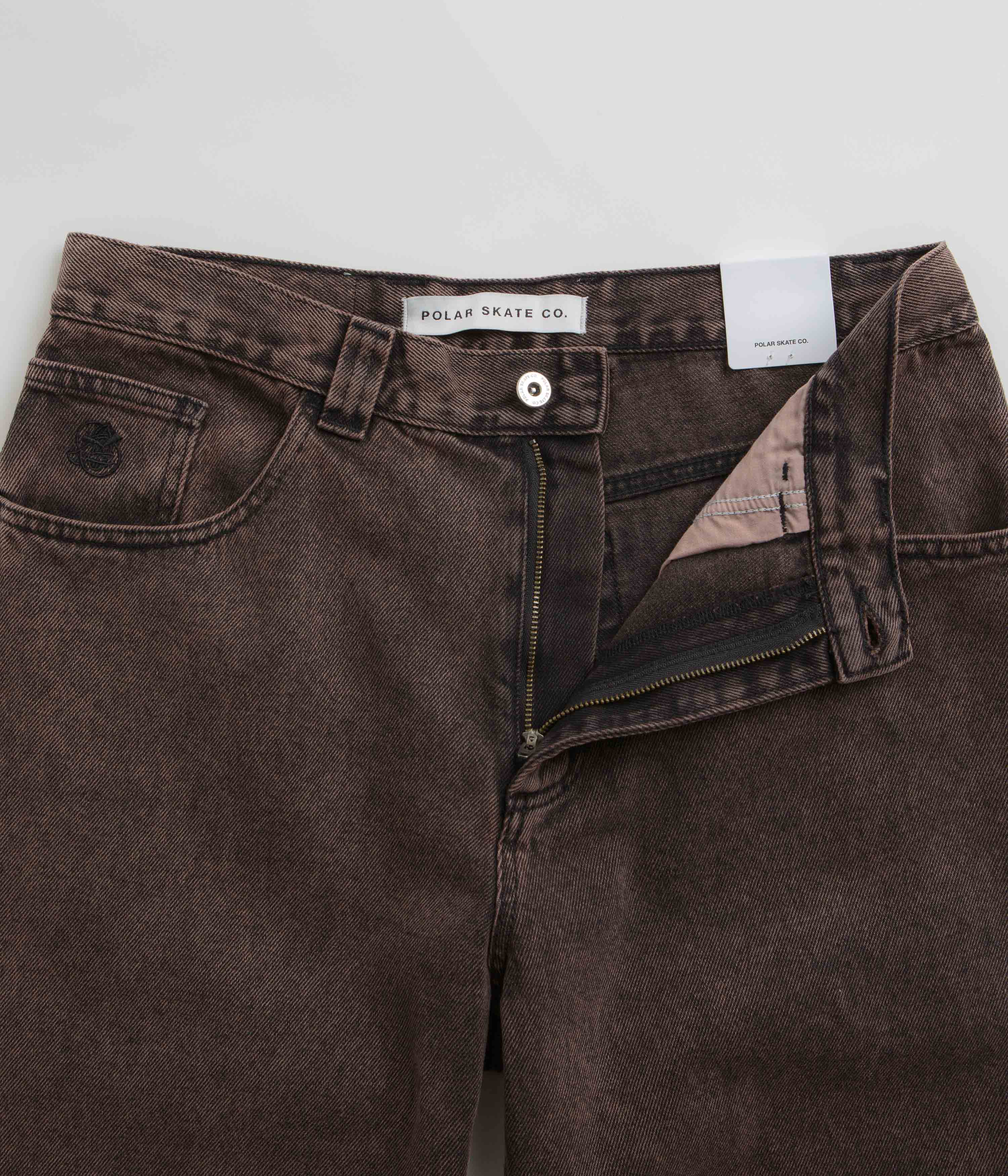 Polar 93 Denim Jeans - Mud Brown - Image 5