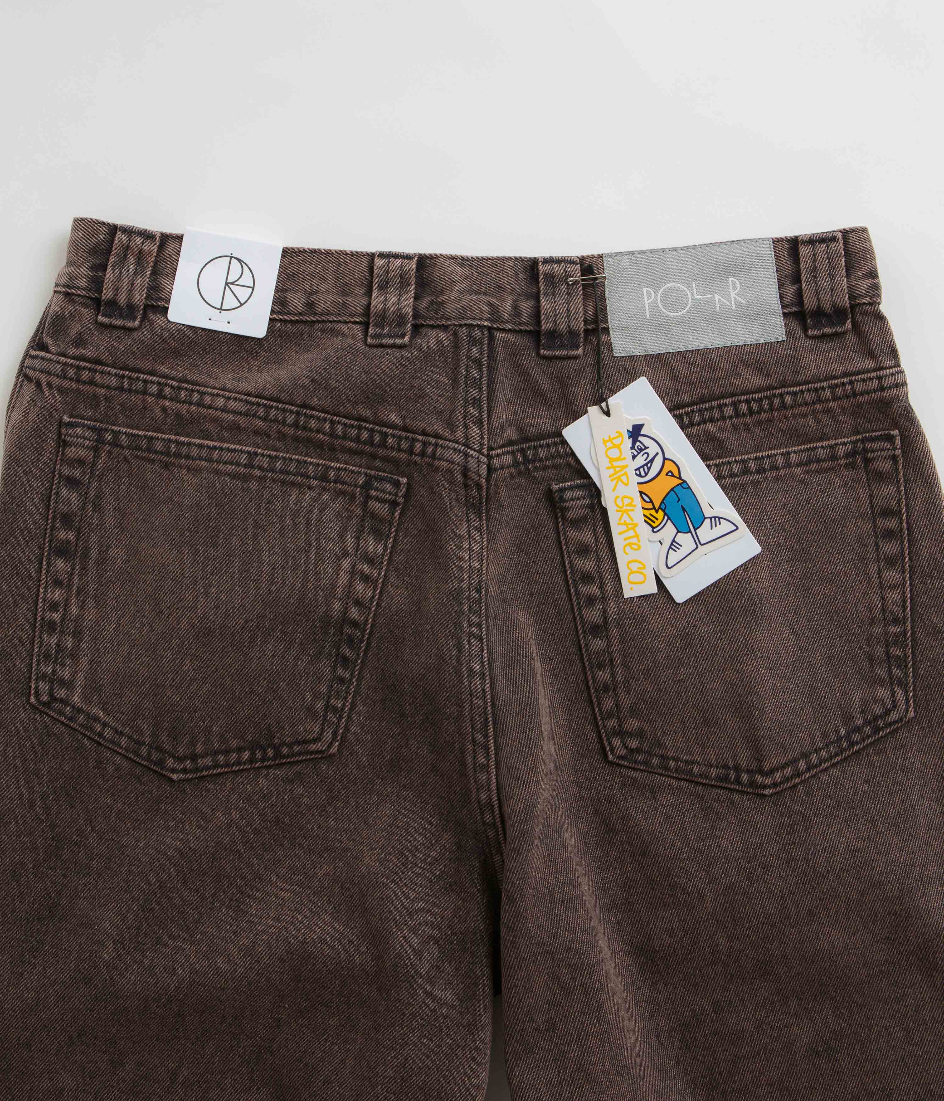 Polar 93 Denim Jeans - Mud Brown - Image 6