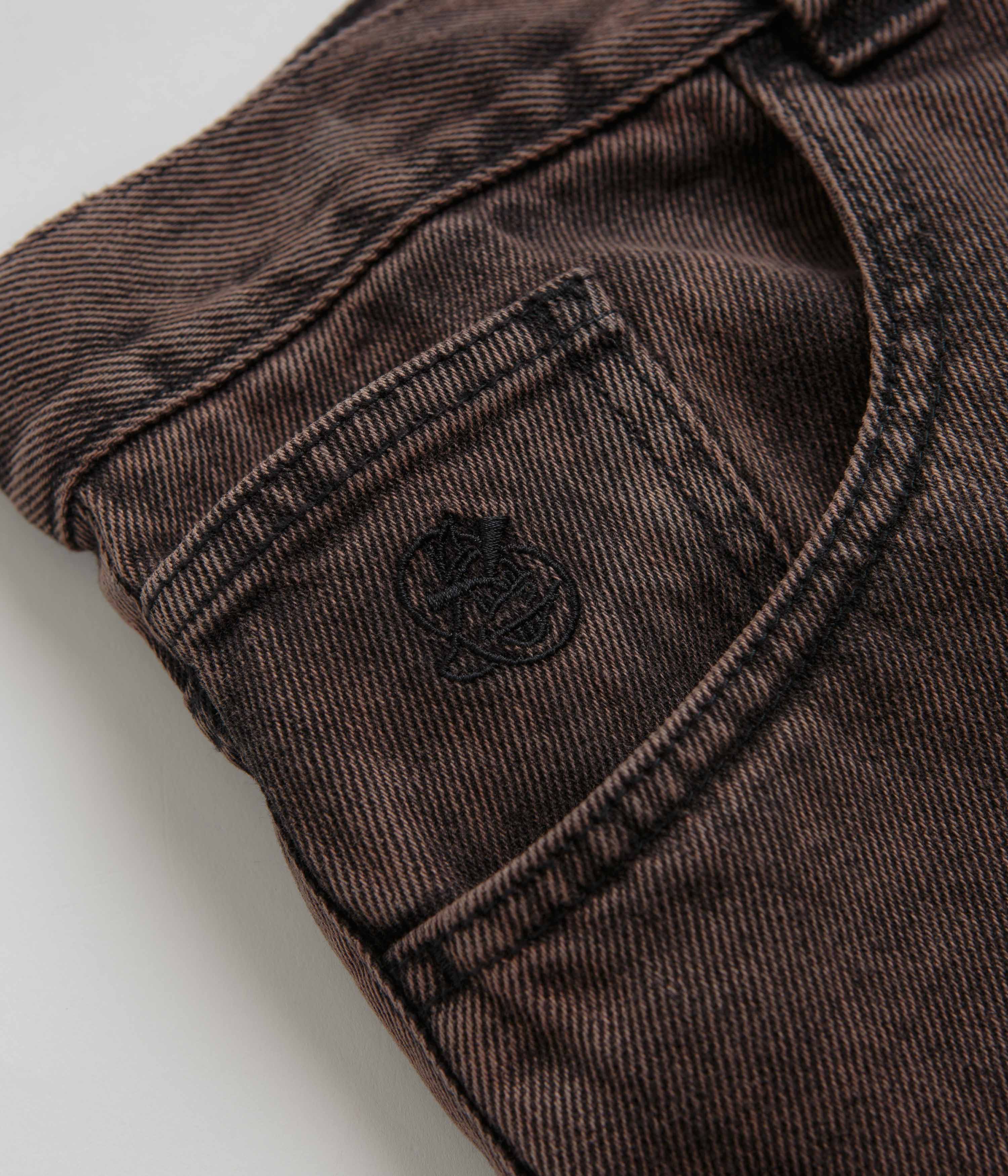 Polar 93 Denim Jeans - Mud Brown - Image 7
