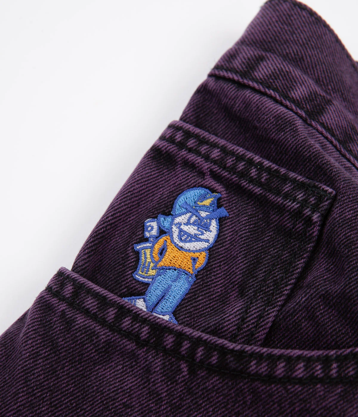 Polar 93 Denim Jeans - Purple Black - Image 4