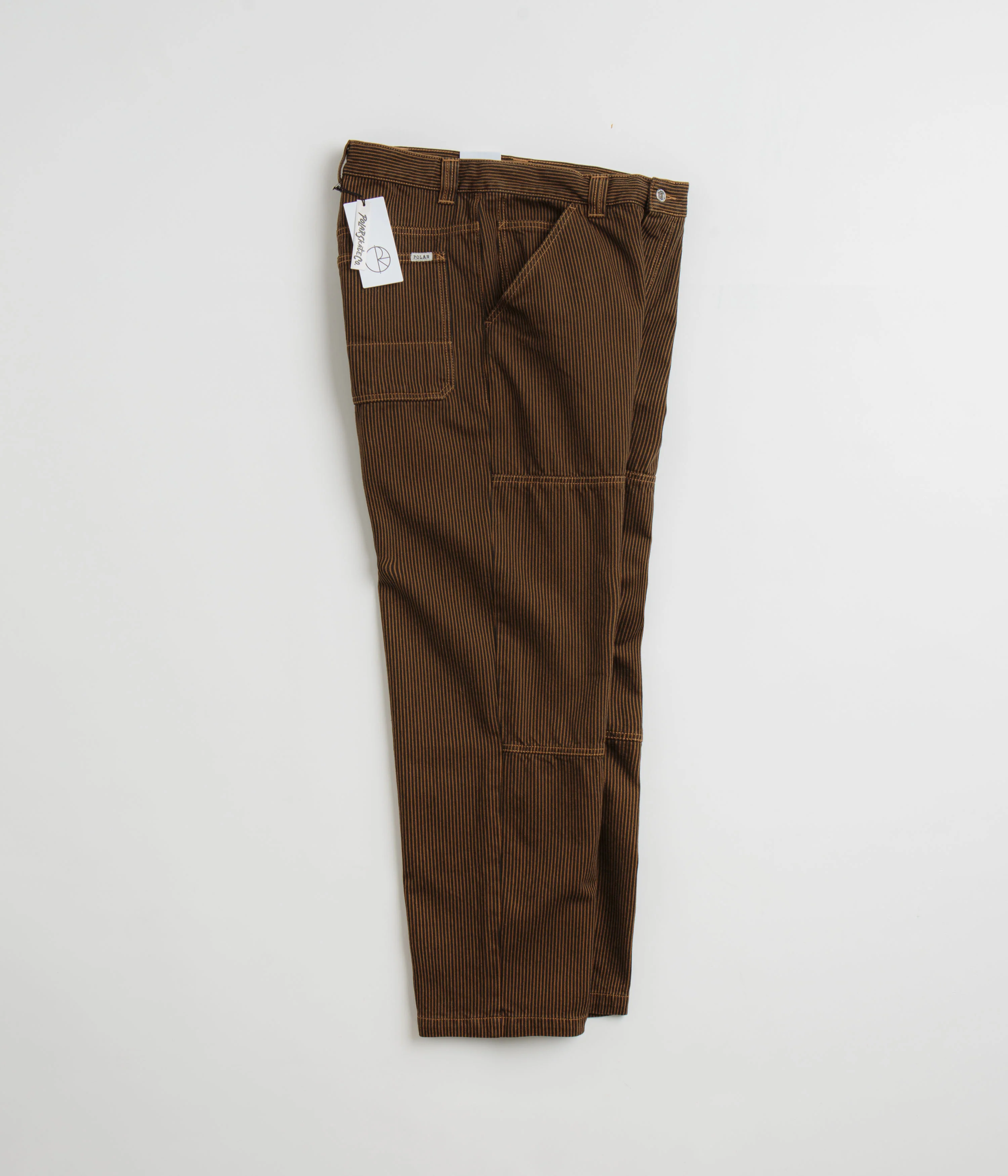 Polar 93 Hickory Stripe Work Pants - Rust - Image 2
