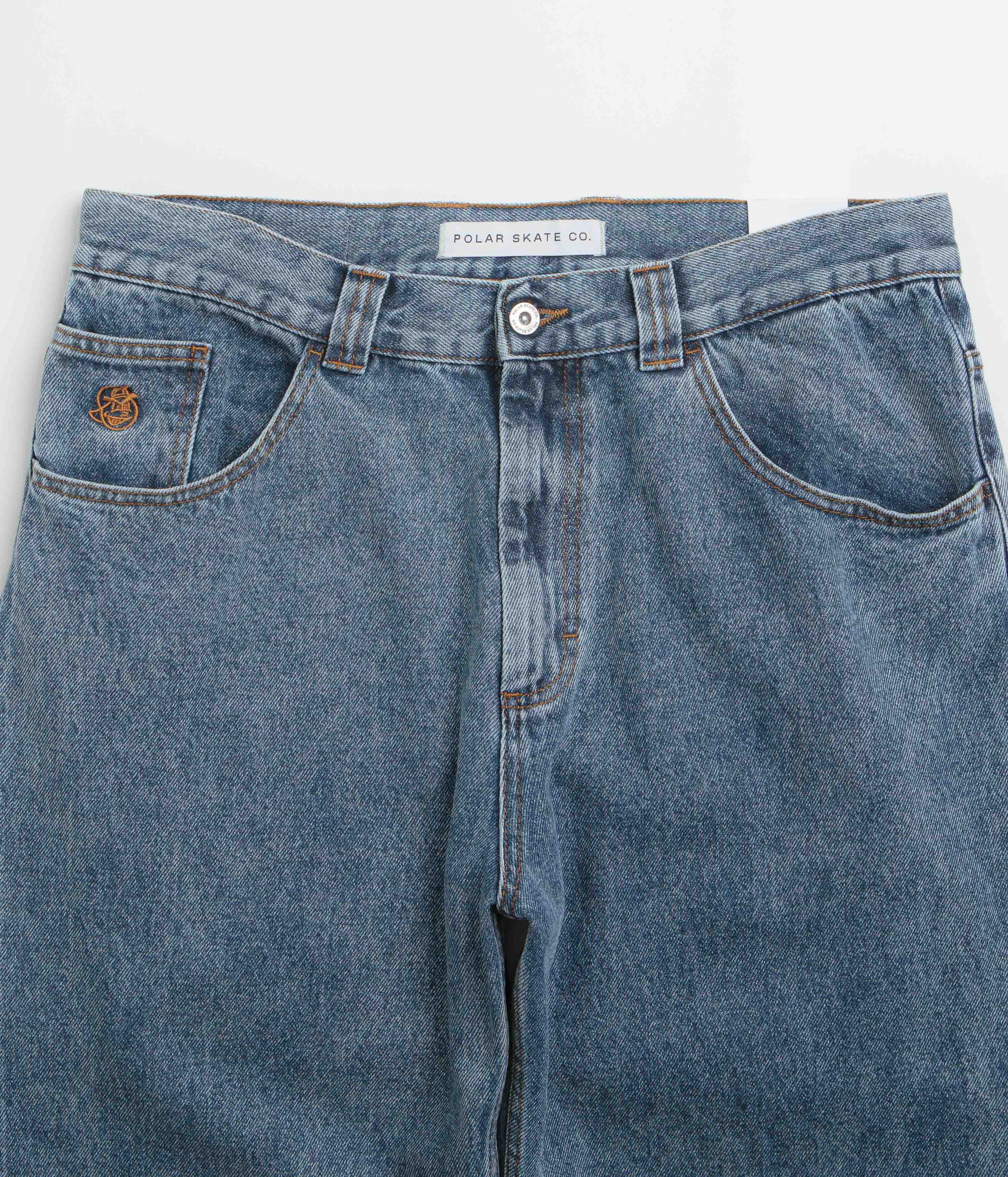 Polar 93 Jeans - Heavy Washed Blue - Image 4