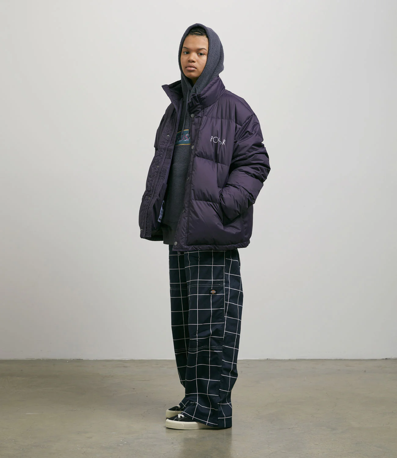 Polar Basic Puffer Jacket - Dark Violet - Image 10